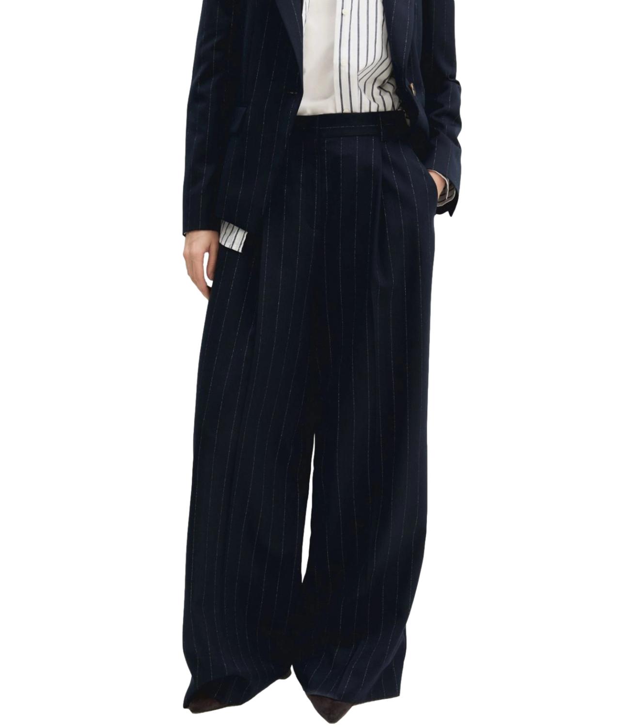 Emme Marella Pantalone Emmbaffo2 Navy Donna