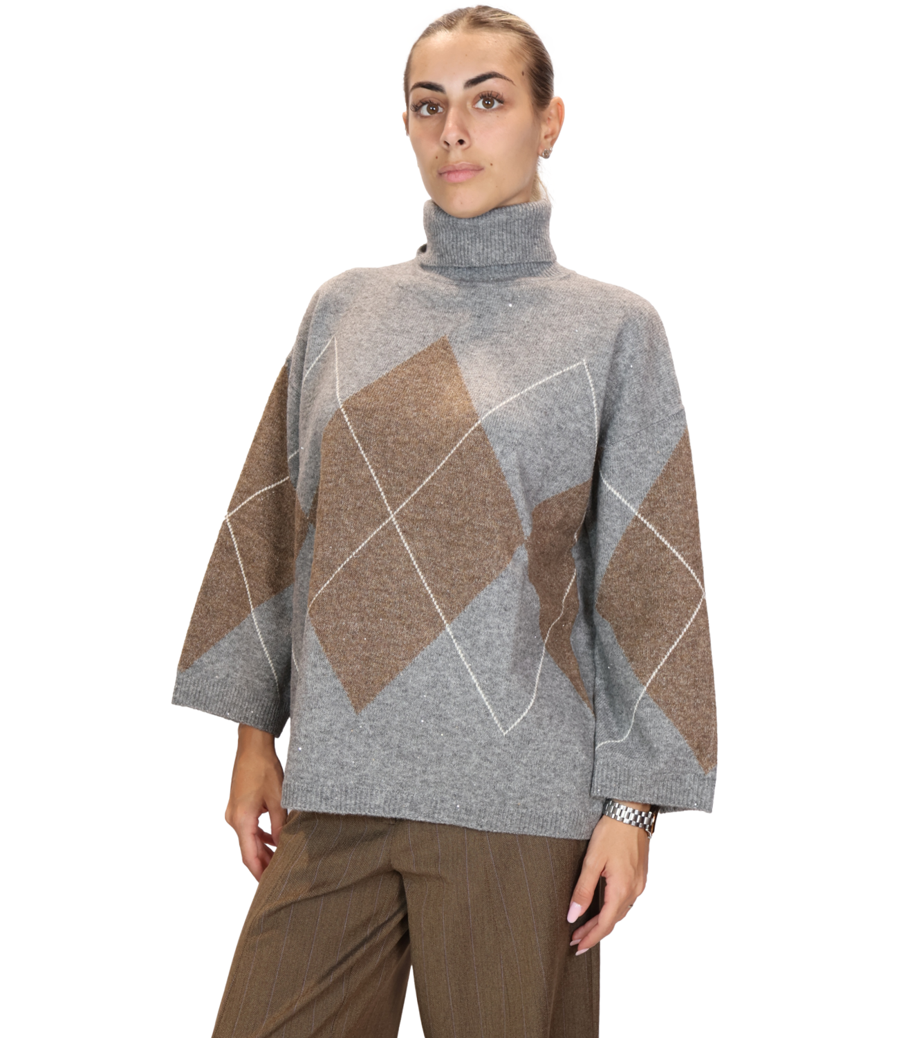 Emme Marella Maglia Emmcamera Silver Donna