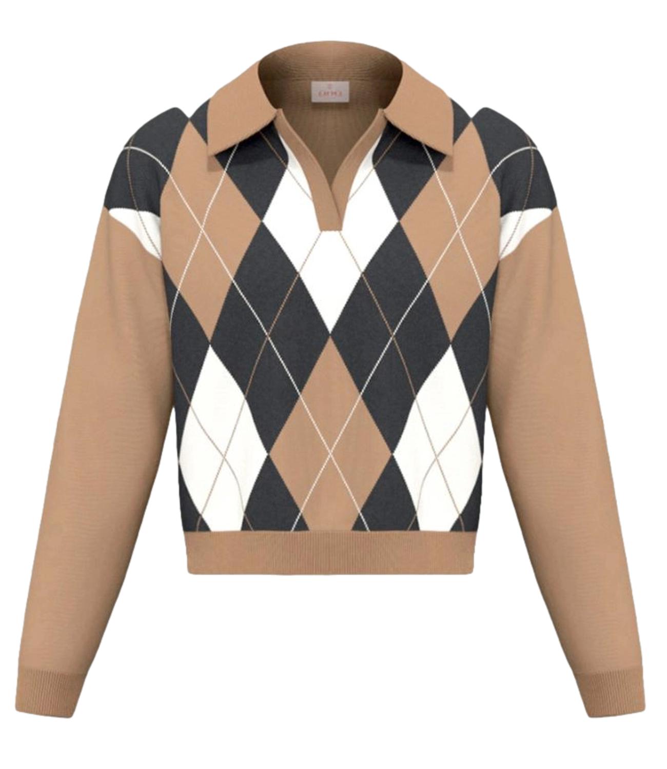 Emme Marella Maglia Emmottanta Cammello Donna