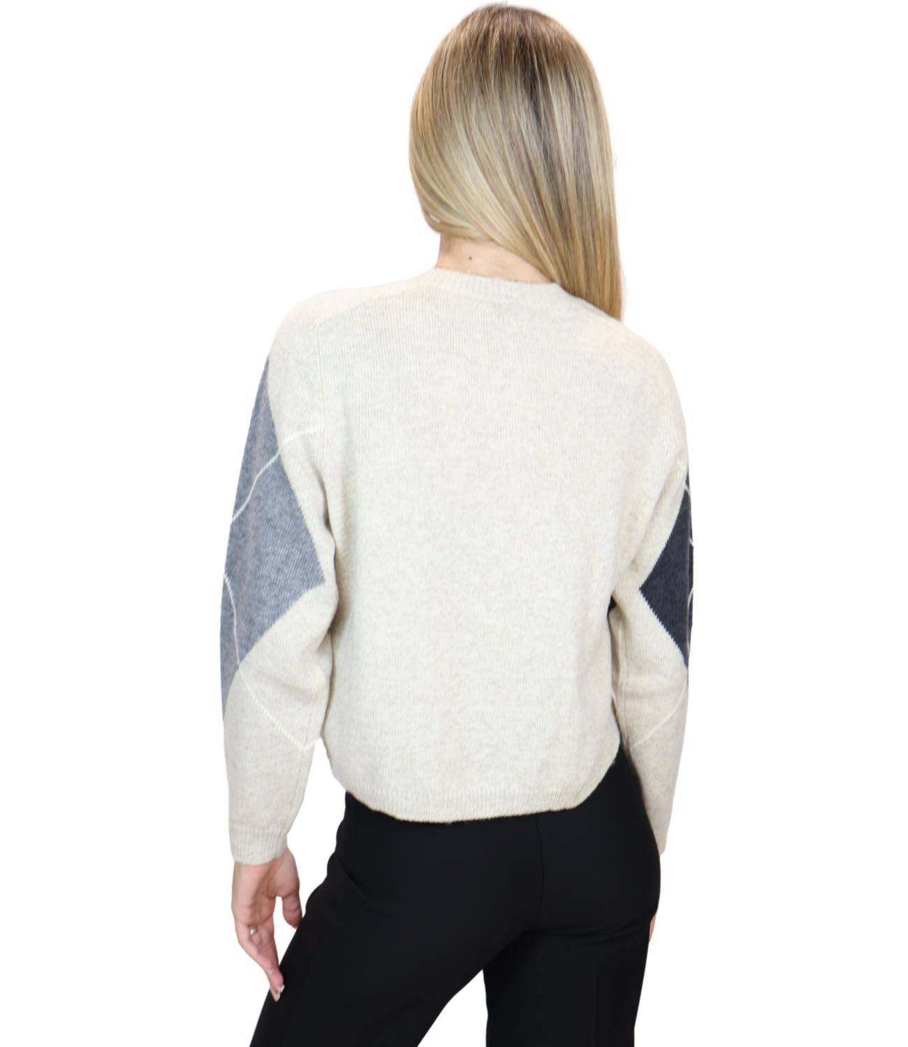 Emme Marella Maglia Emmcapo Beige Donna