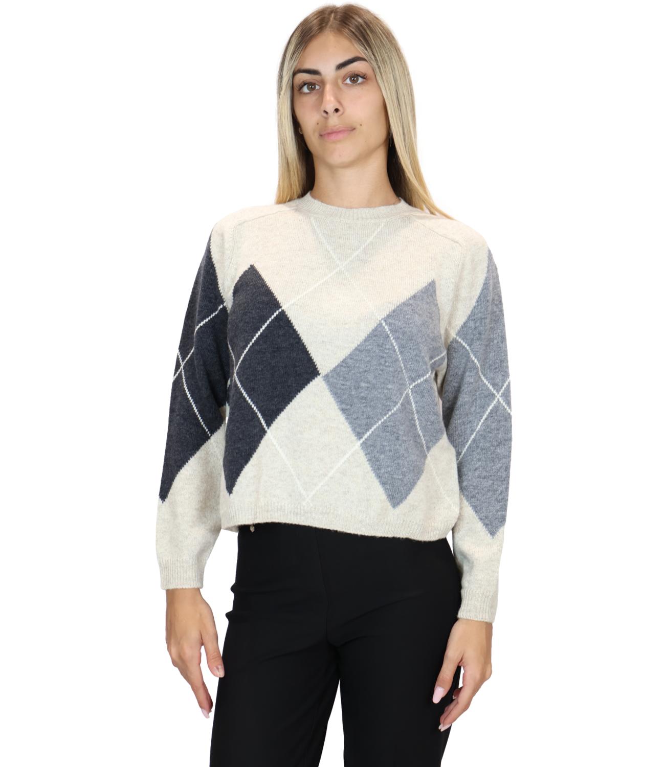 Emme Marella Maglia Emmcapo Beige Donna