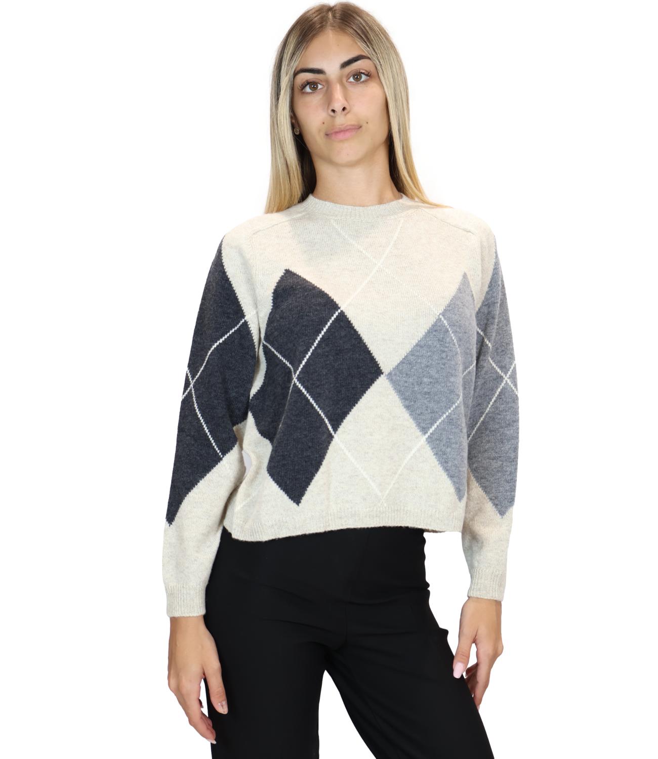 Emme Marella Maglia Emmcapo Beige Donna