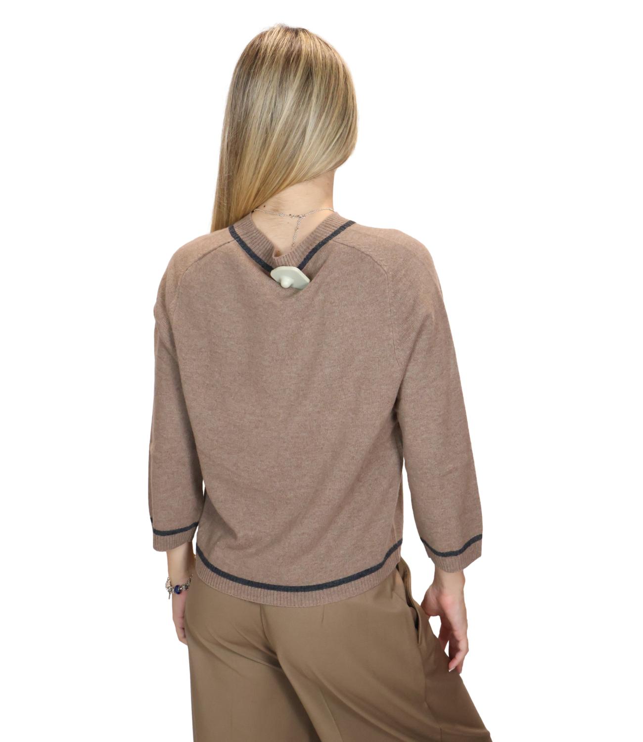 Emme Marella Maglia Emmegrege Tortora Donna