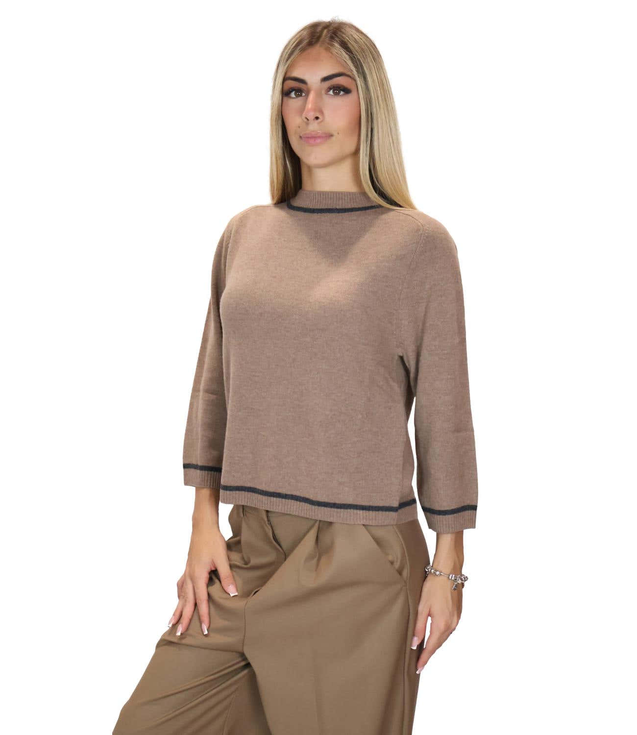 Emme Marella Maglia Emmegrege Tortora Donna