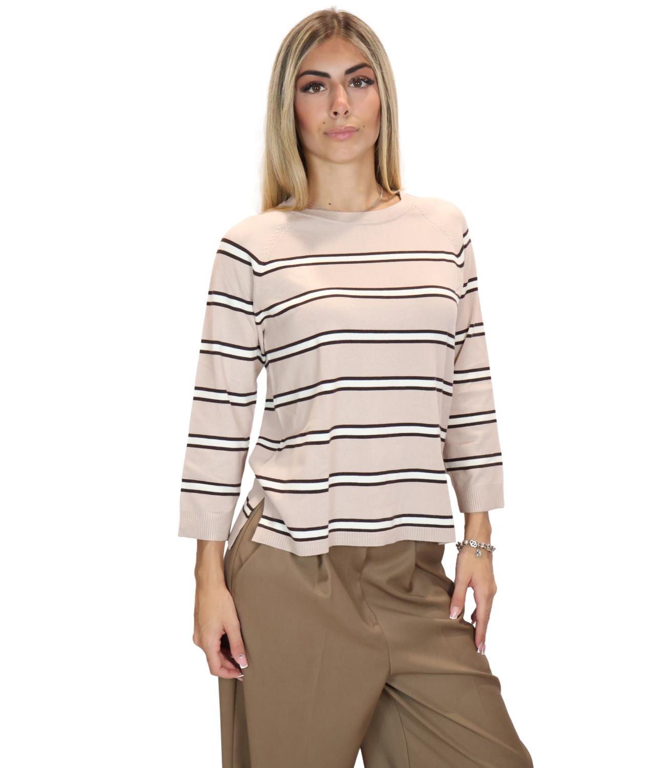 Emme Marella Maglia Emmtunica Sabbia Donna