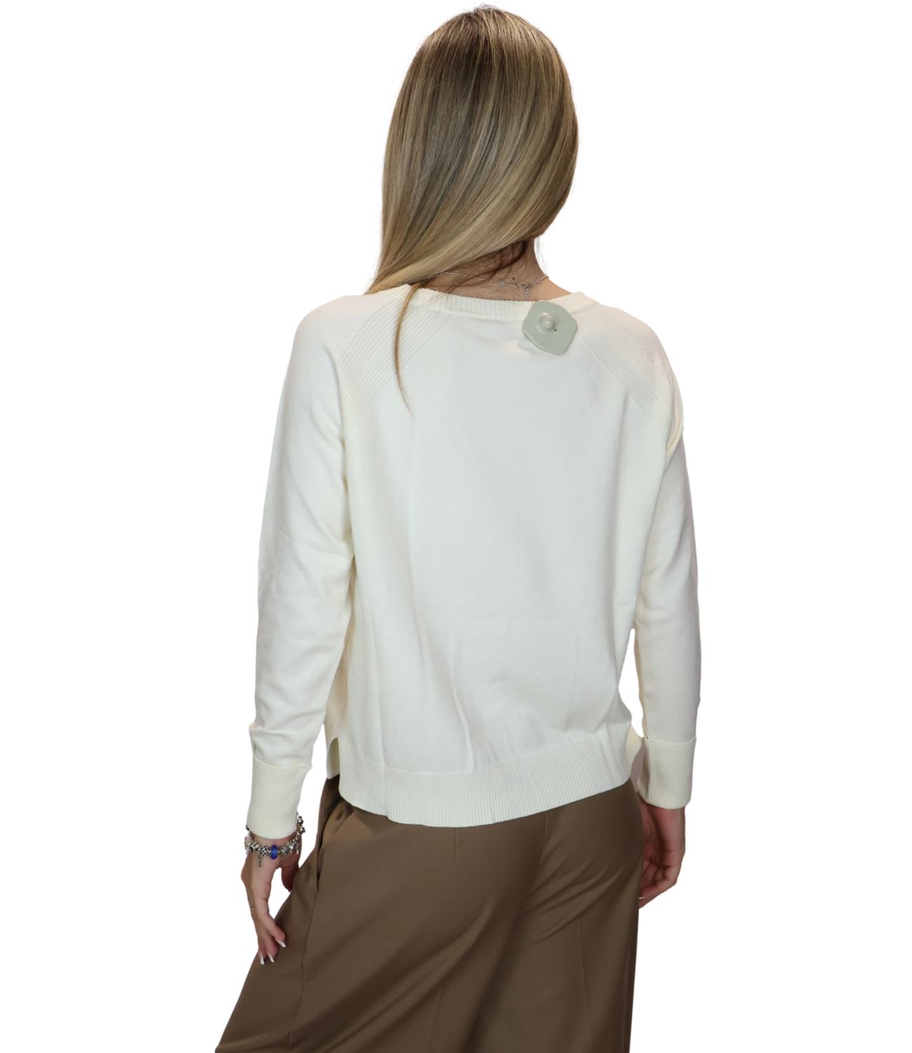 Emme Marella Maglia Emmdanza Avorio Donna