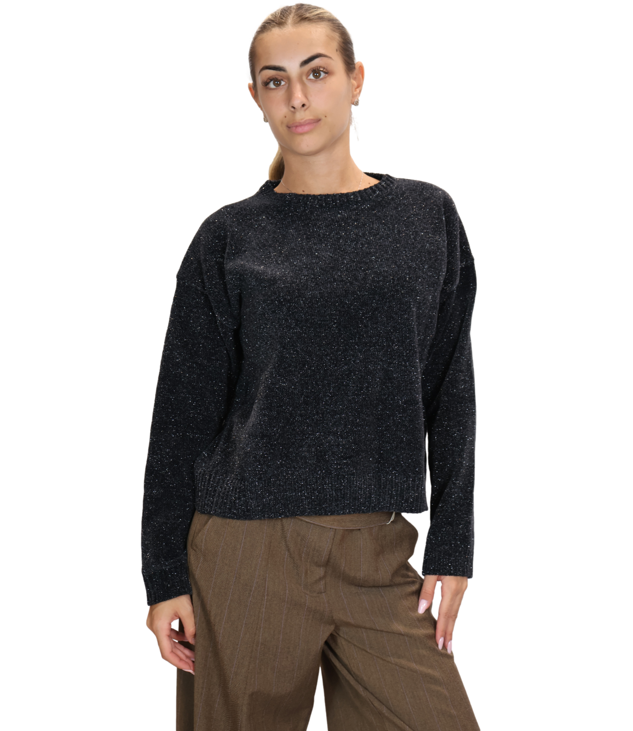 Emme Marella Maglia Emmmaestro Blu Pavone Donna