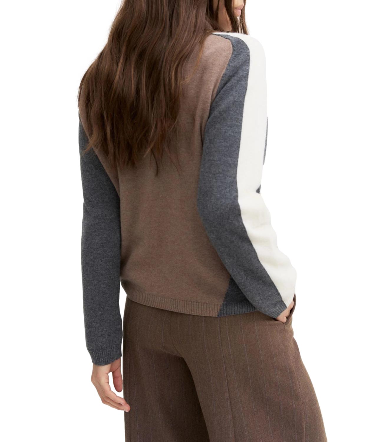 Emme Marella Maglia Emmbaba Beige Donna