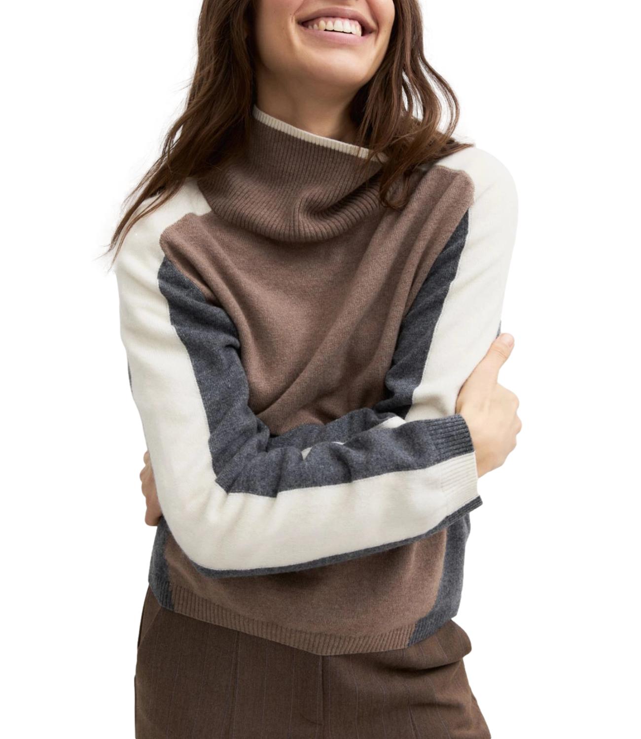 Emme Marella Maglia Emmbaba Beige Donna