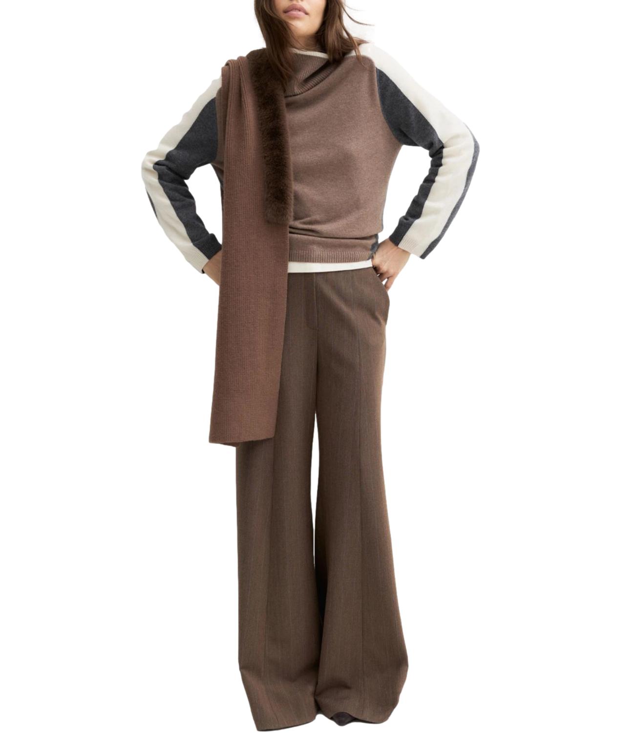 Emme Marella Maglia Emmbaba Beige Donna