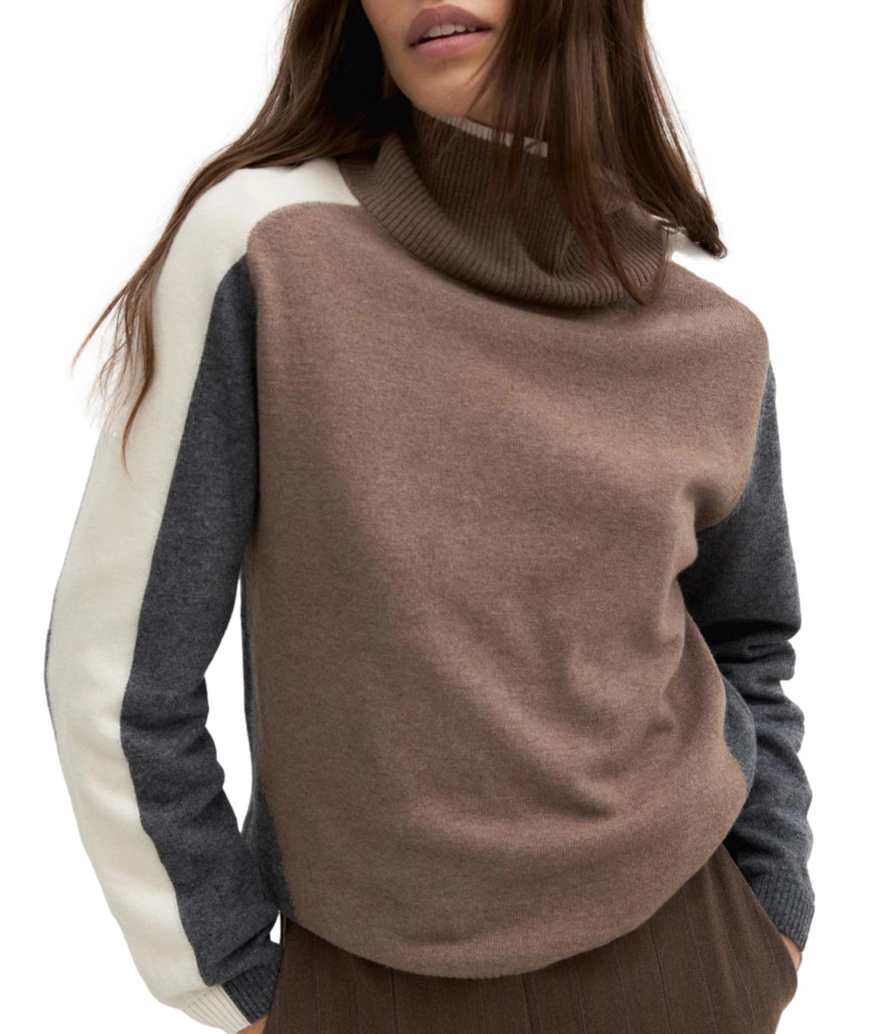 Emme Marella Maglia Emmbaba Beige Donna
