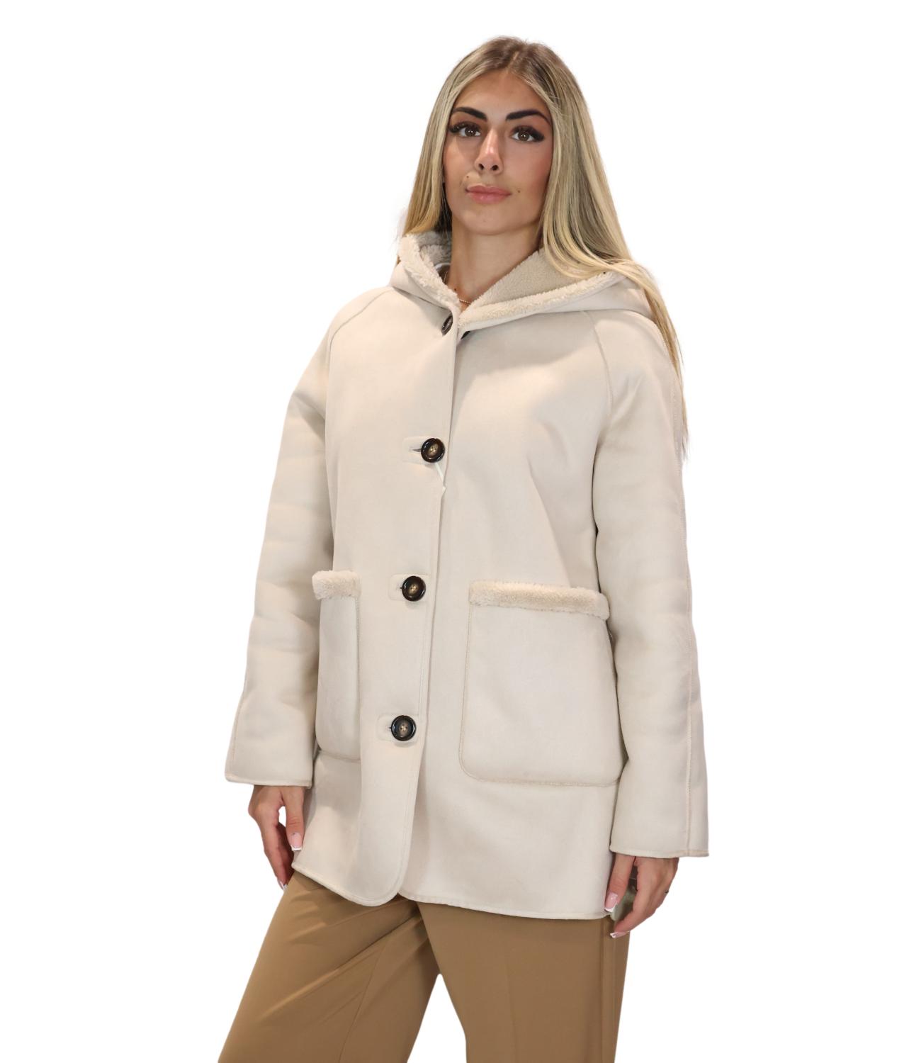 Emme Marella Giacca Emmottone Beige Donna