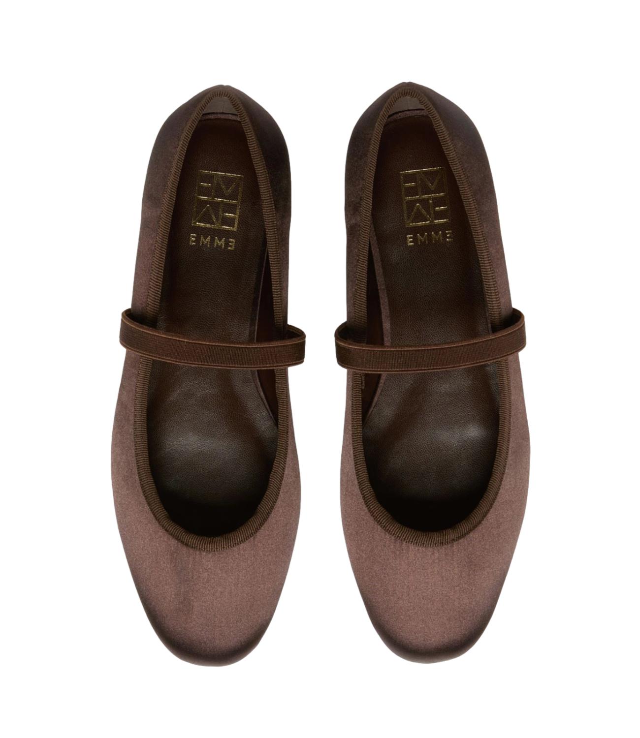 Emme Marella Ballerina Emmtropico Marrone Donna