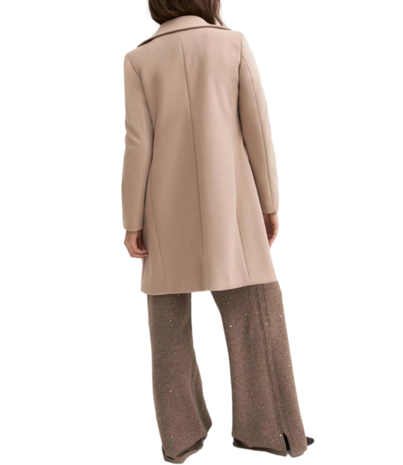Emme Marella Cappotto Emmstagno Nocciola Donna