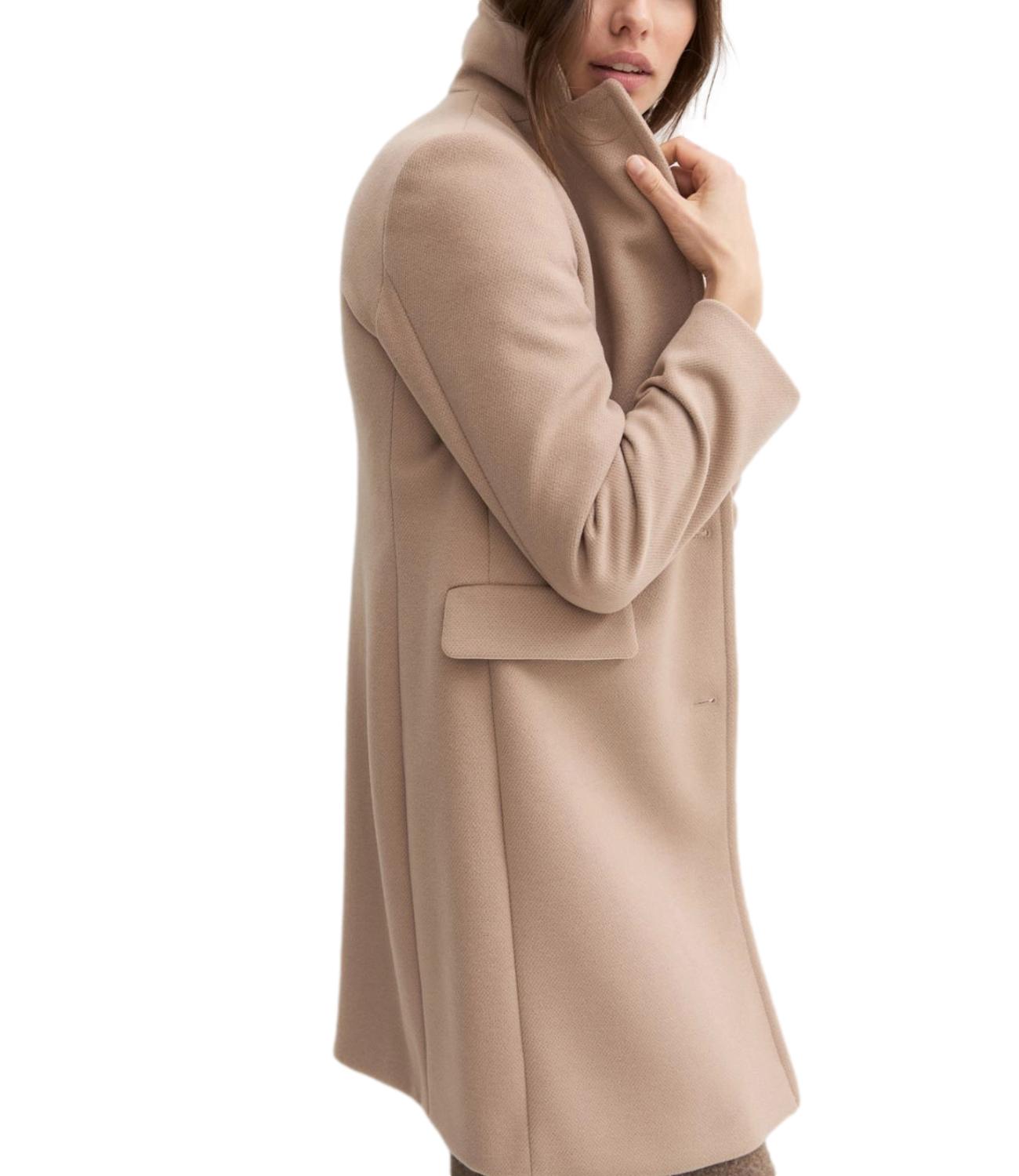 Emme Marella Cappotto Emmstagno Nocciola Donna