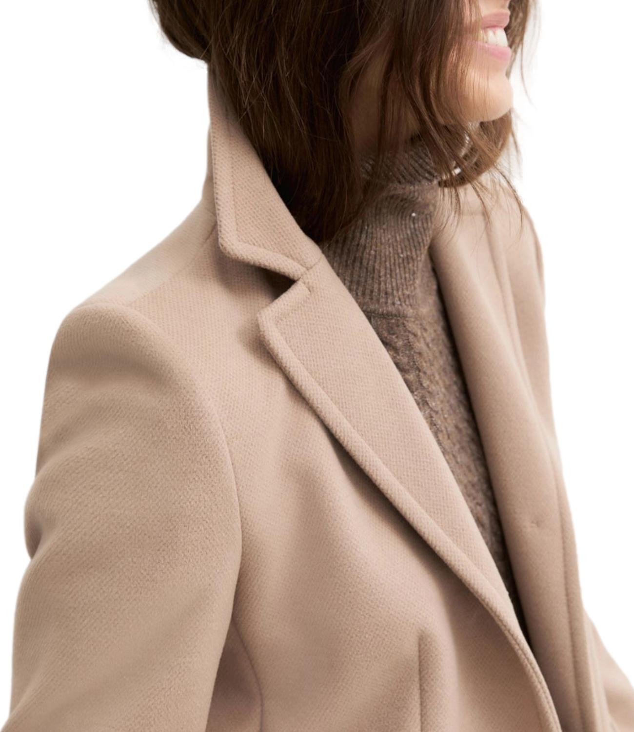 Emme Marella Cappotto Emmstagno Nocciola Donna