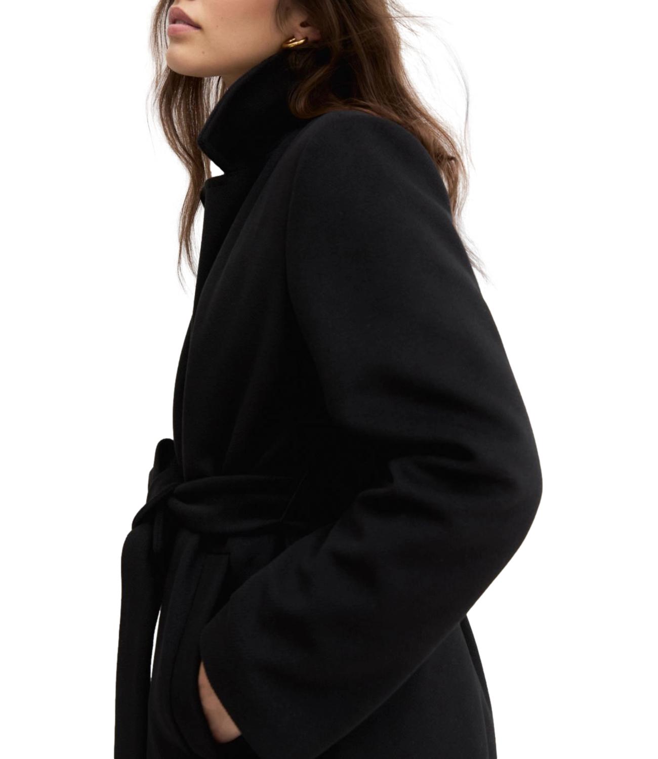 Emme Marella Cappotto Emmboero Nero Donna