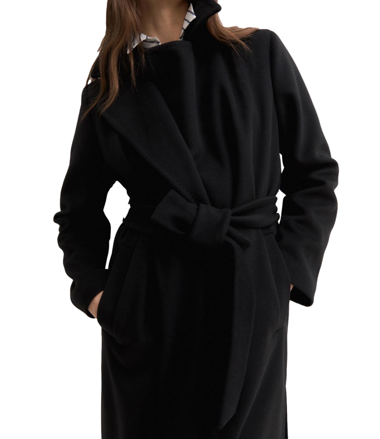 Emme Marella Cappotto Emmboero Nero Donna
