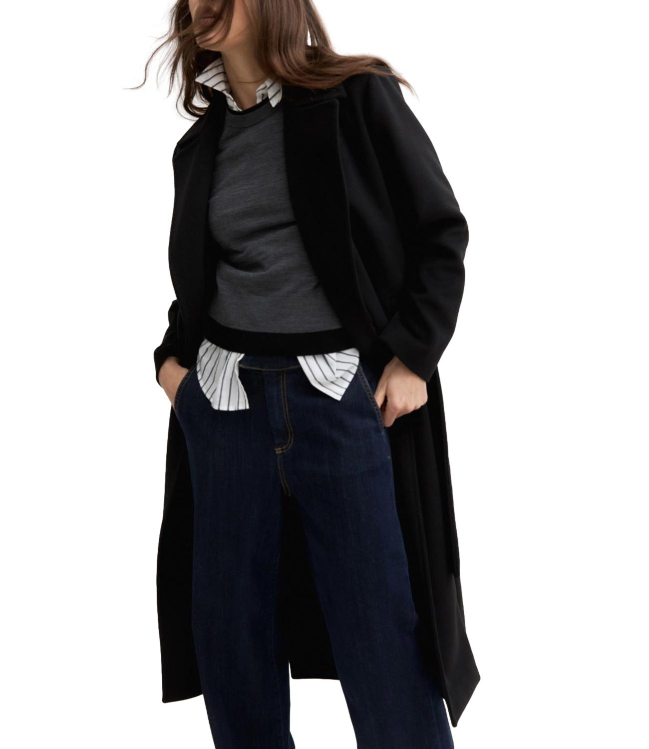 Emme Marella Cappotto Emmboero Nero Donna