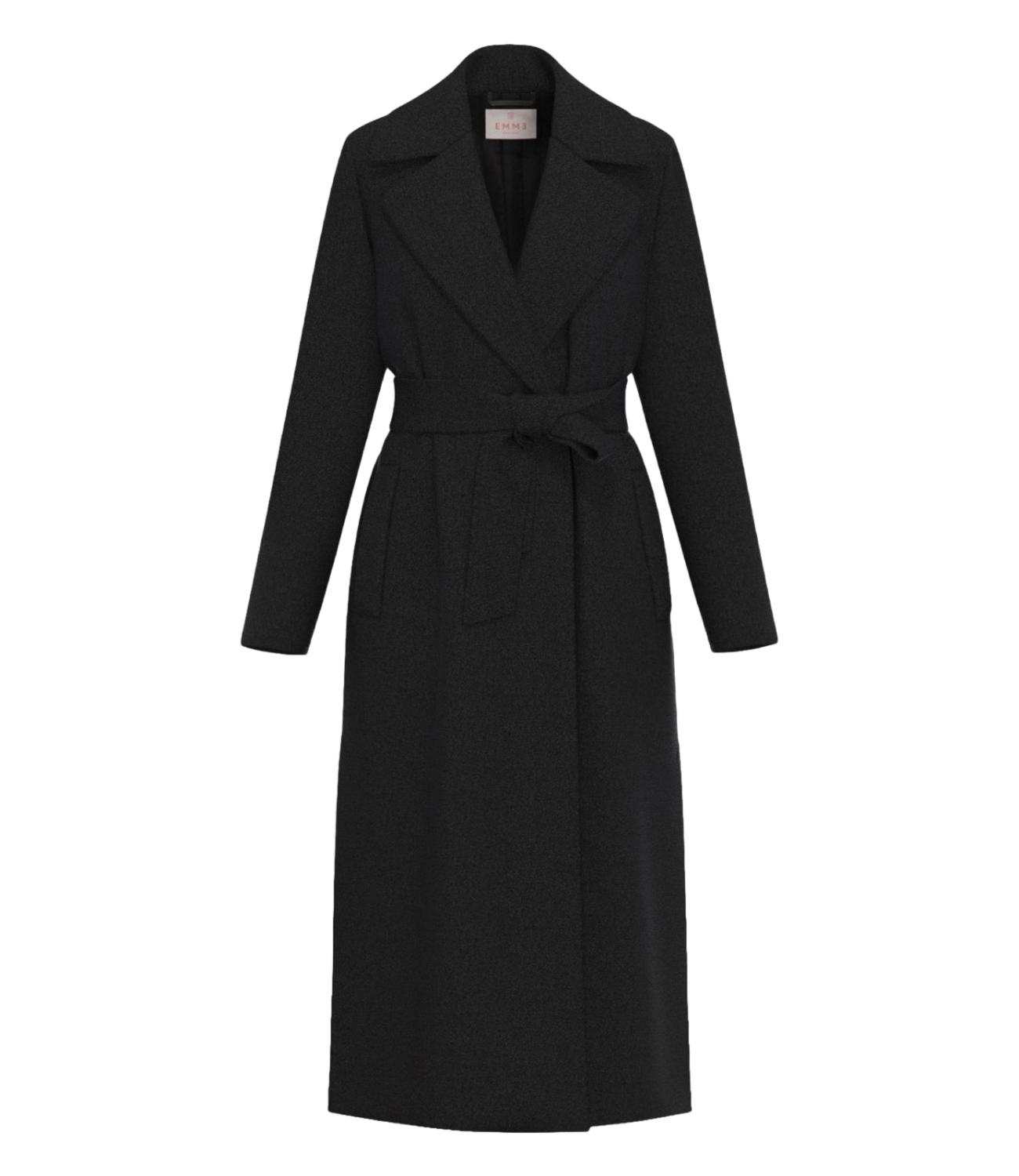 Emme Marella Cappotto Emmboero Nero Donna