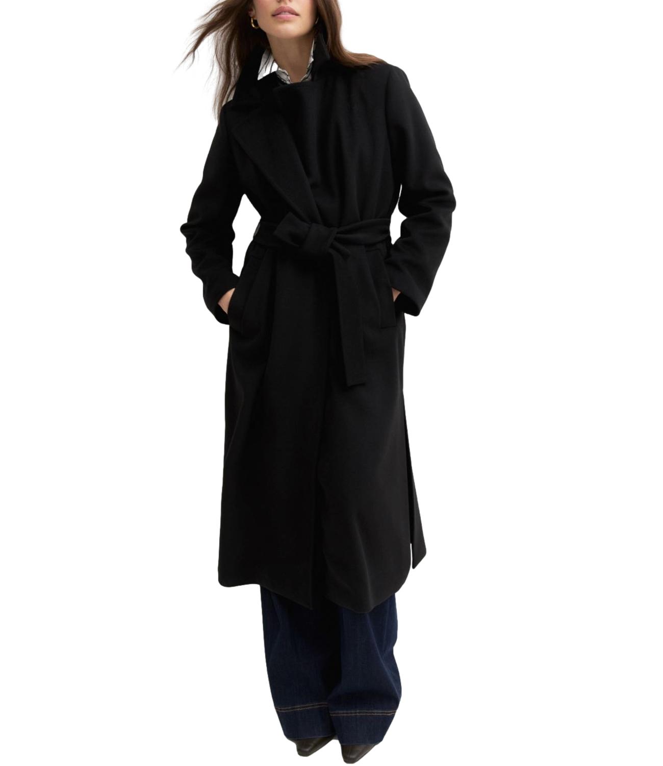 Emme Marella Cappotto Emmboero Nero Donna