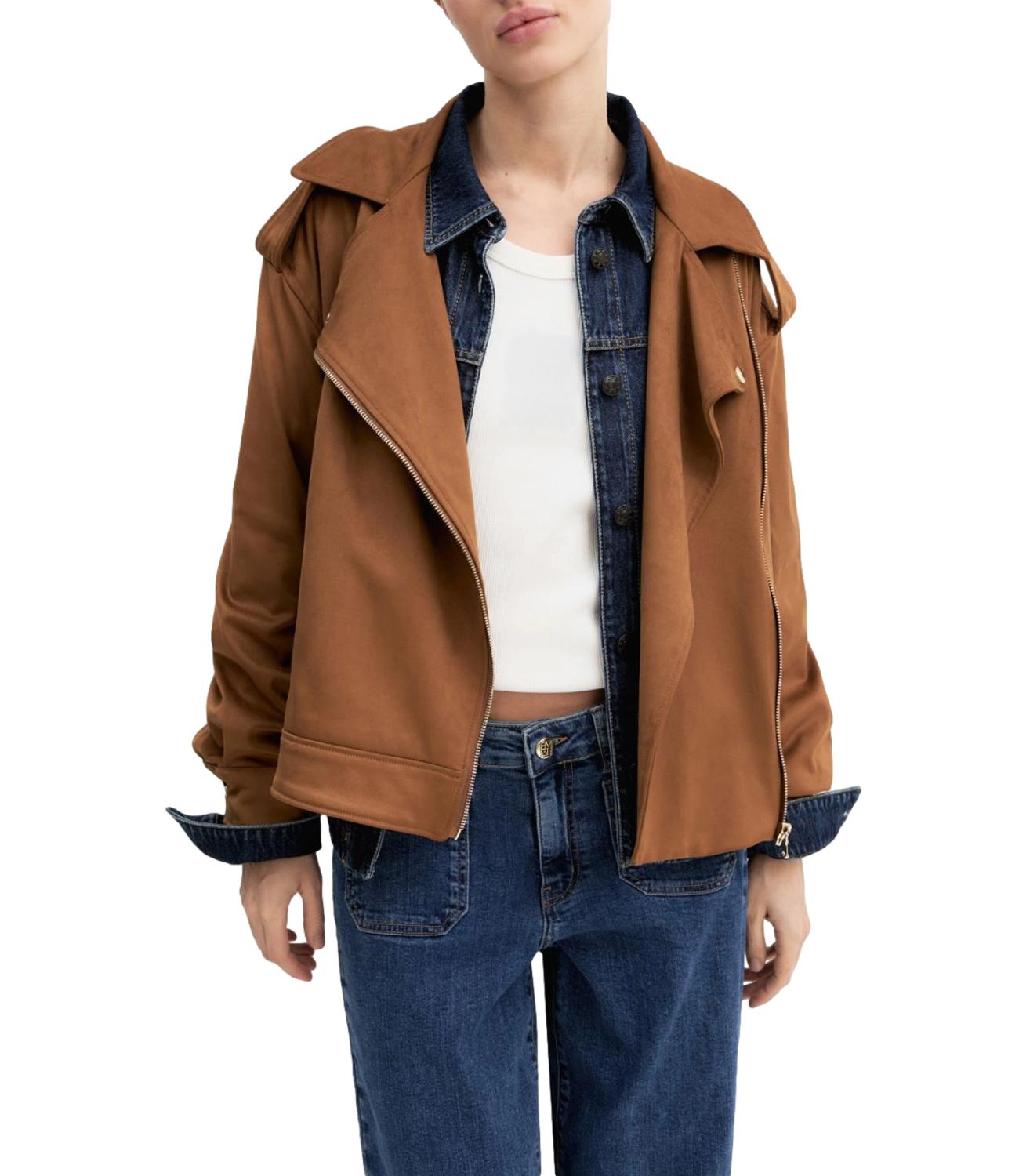 Emme Marella giacca Emmdomino Cognac Donna