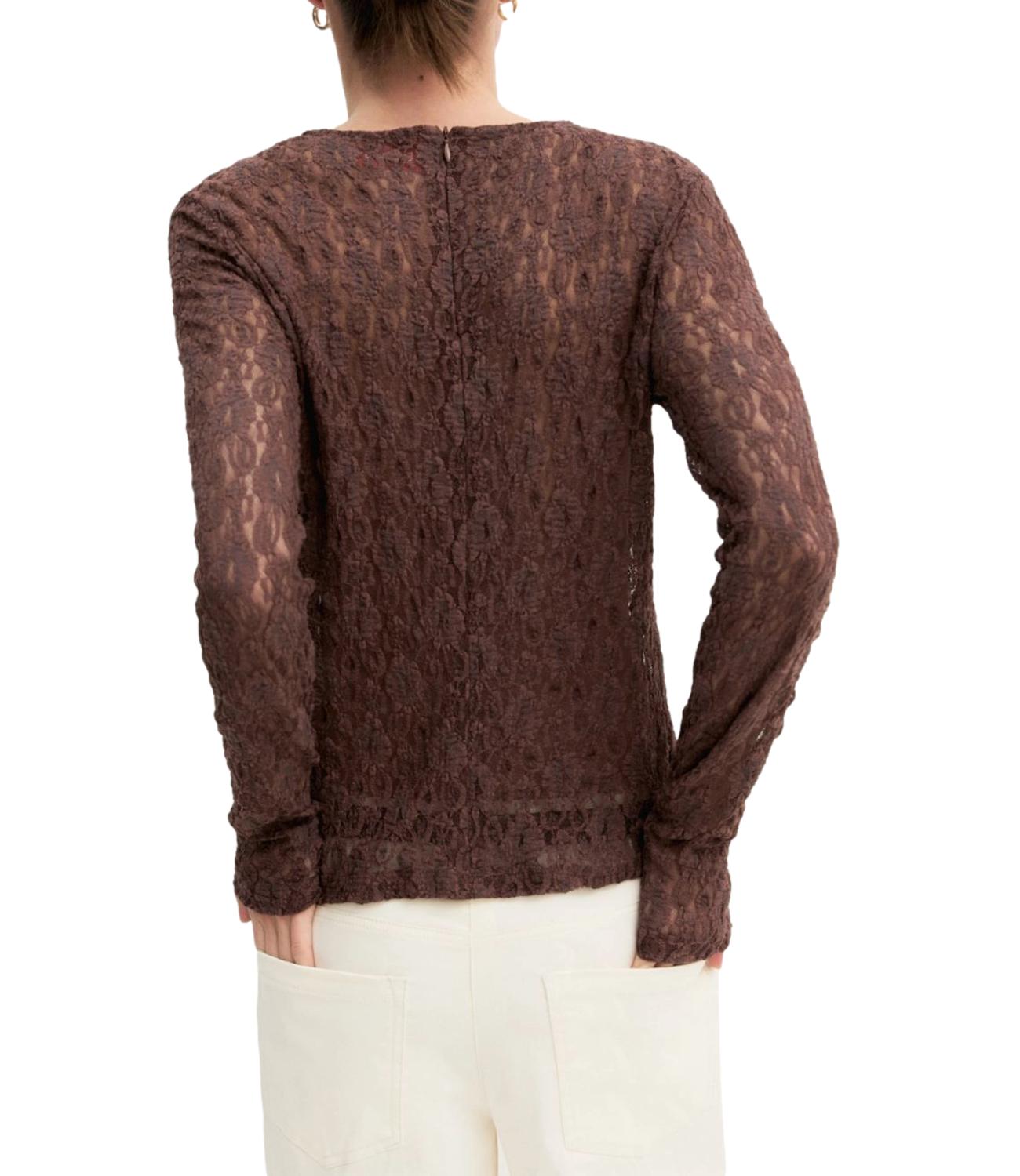 Emme Marella T-shirt Emmmadre Marrone Donna