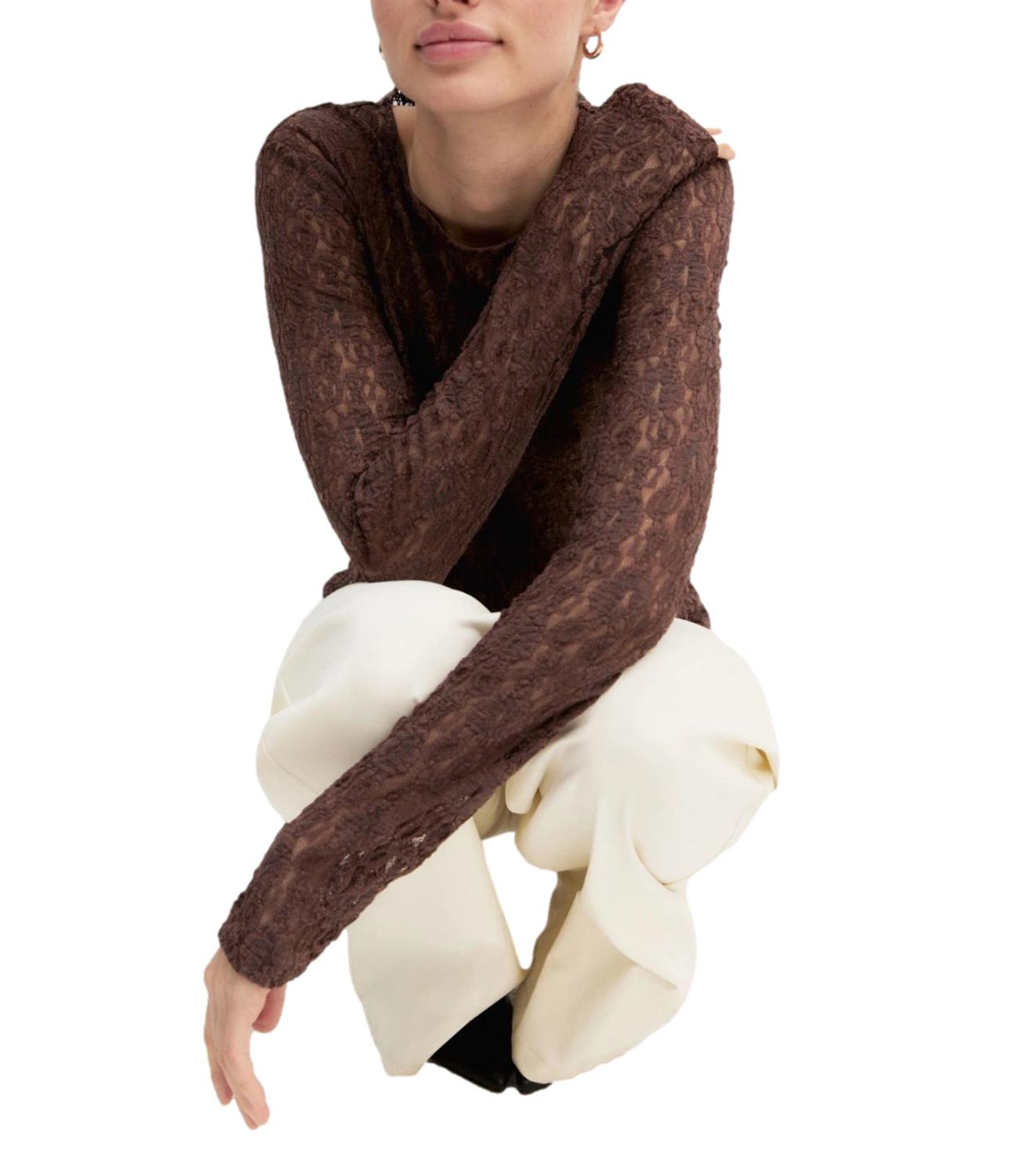 Emme Marella T-shirt Emmmadre Marrone Donna