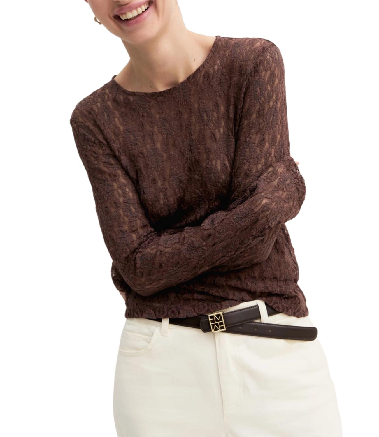 Emme Marella T-shirt Emmmadre Marrone Donna