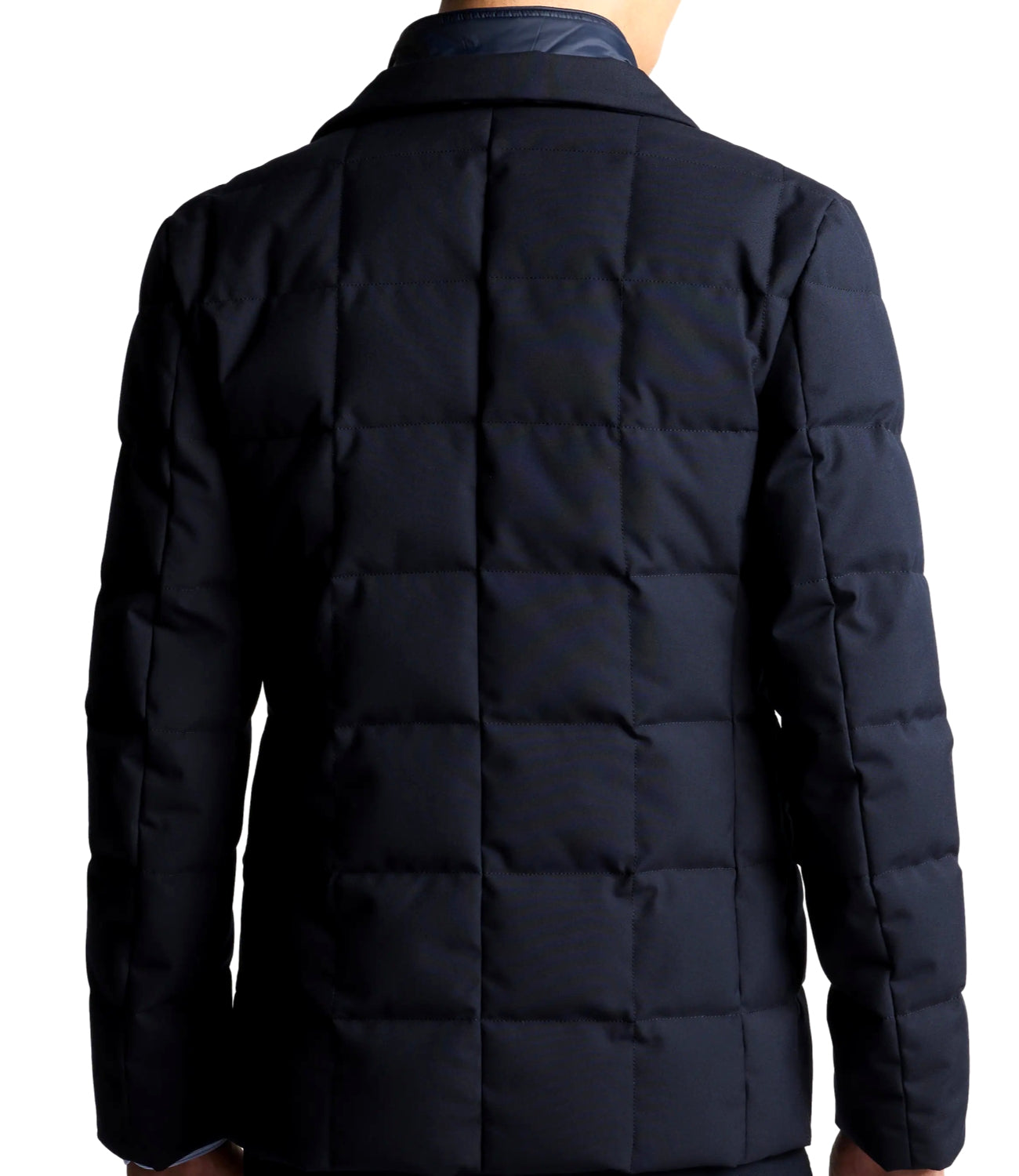 Piumino Fay Corto Down Jacket Double Front Blu