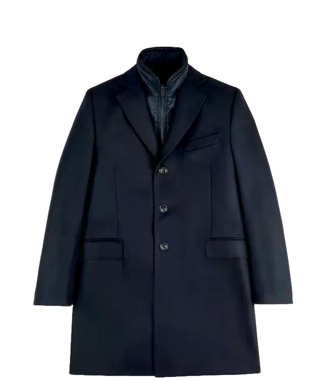Fay cappotto Double Coat blu uomo