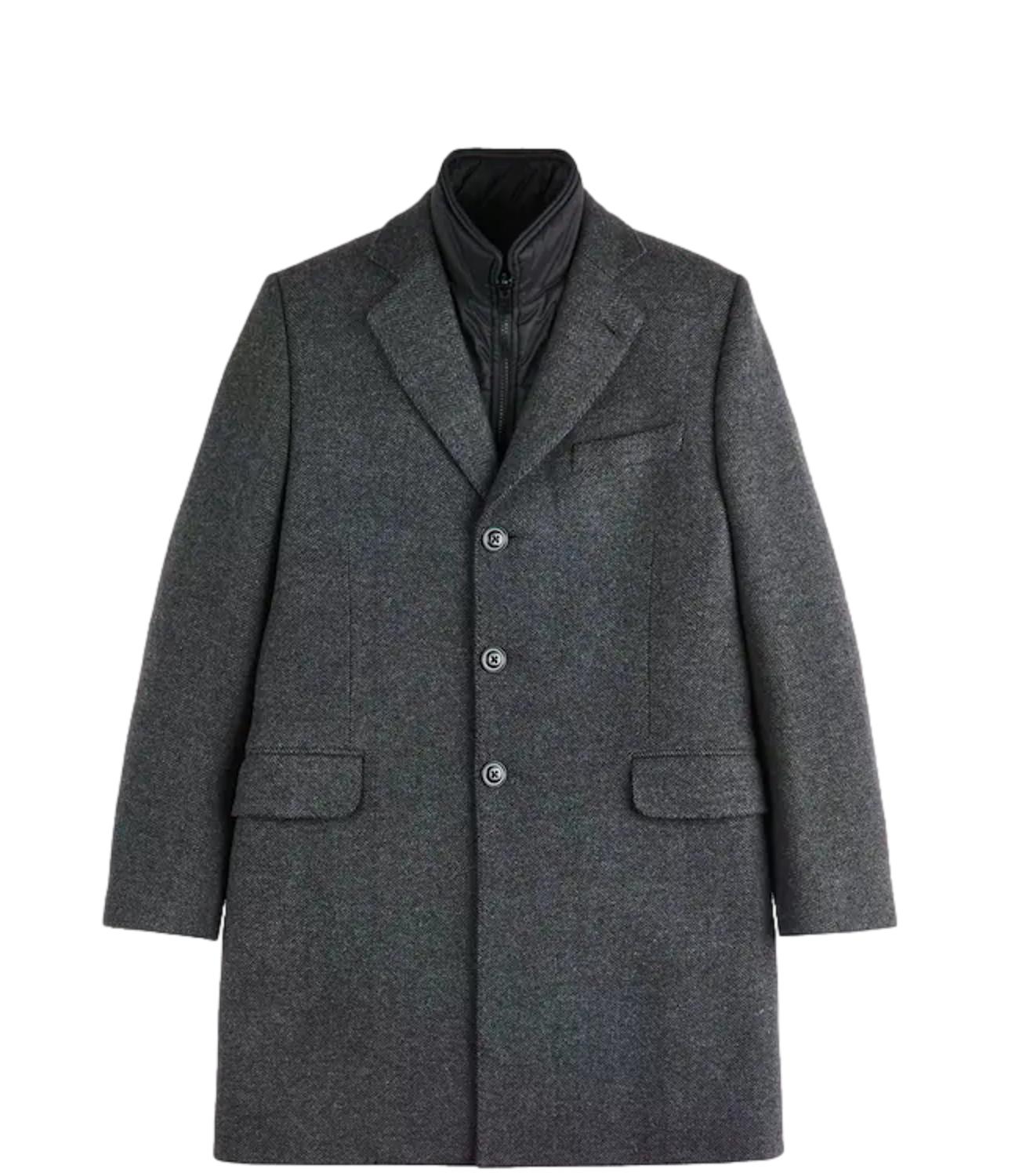 Fay cappotto Double Coat grigio uomo