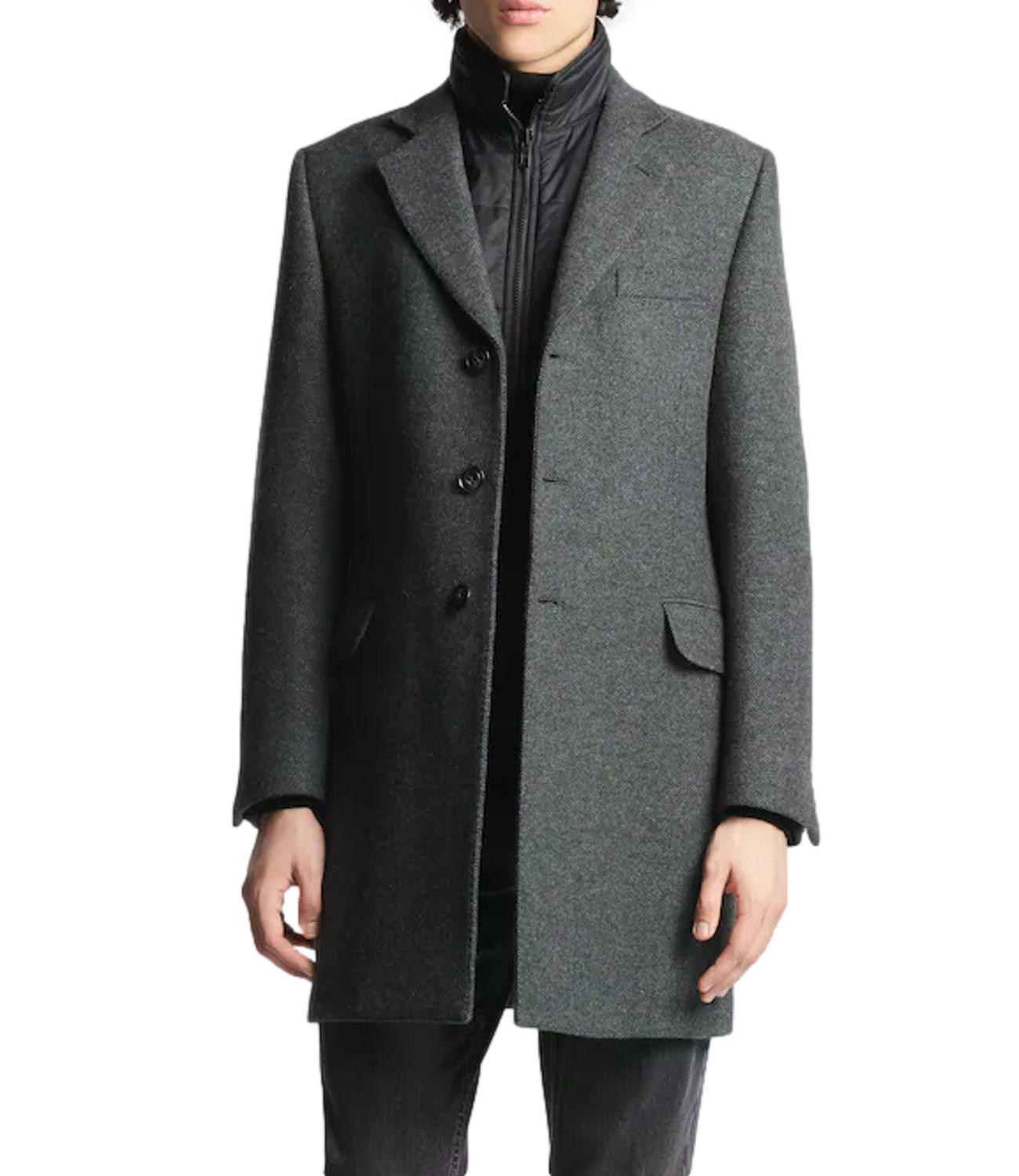 Fay cappotto Double Coat grigio uomo