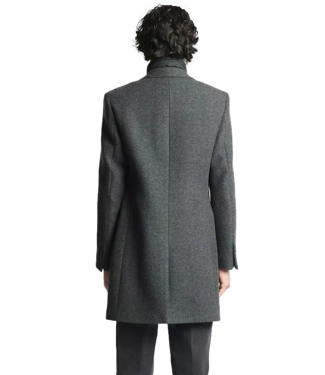 Fay cappotto Double Coat grigio uomo