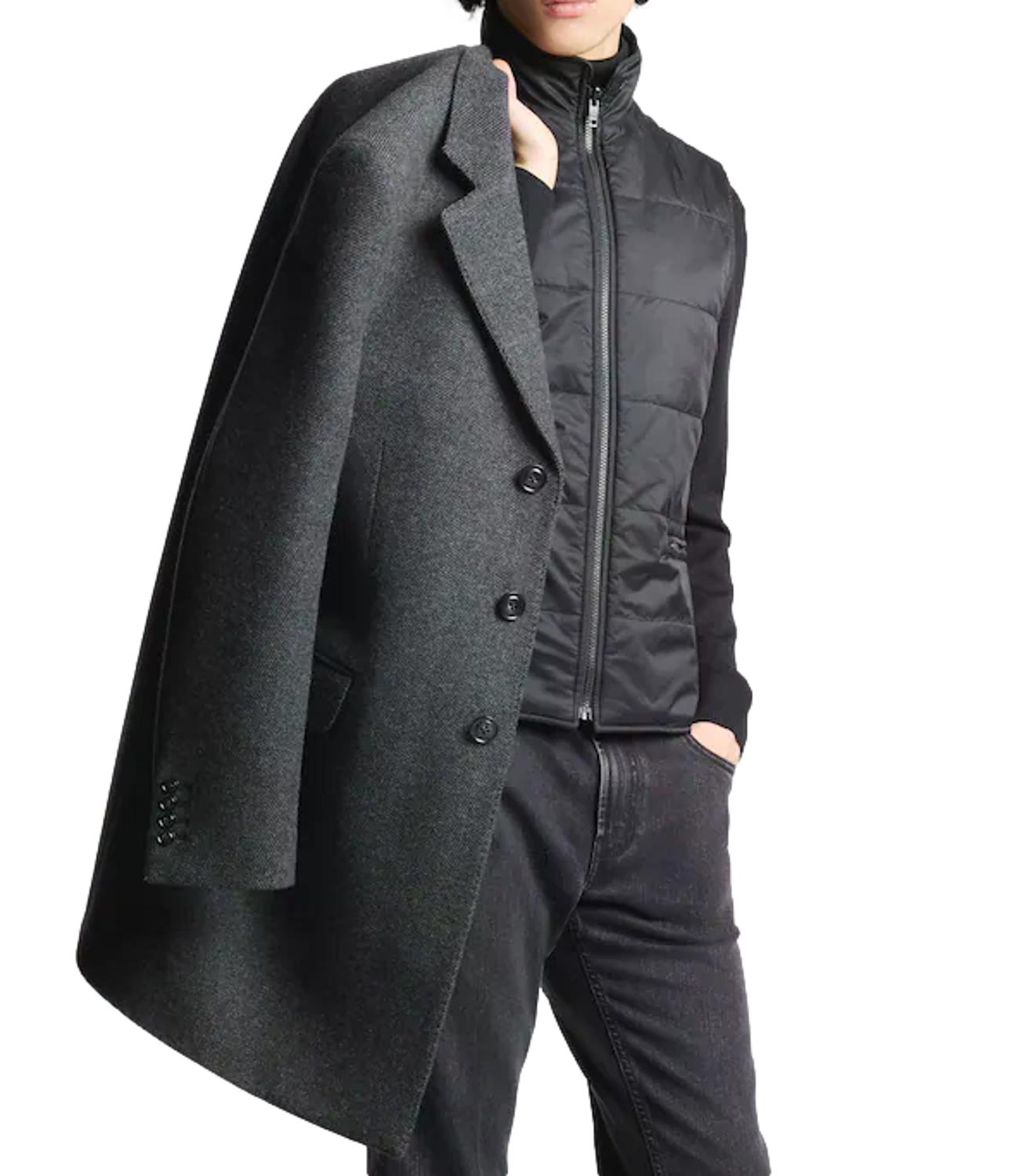 Fay cappotto Double Coat grigio uomo