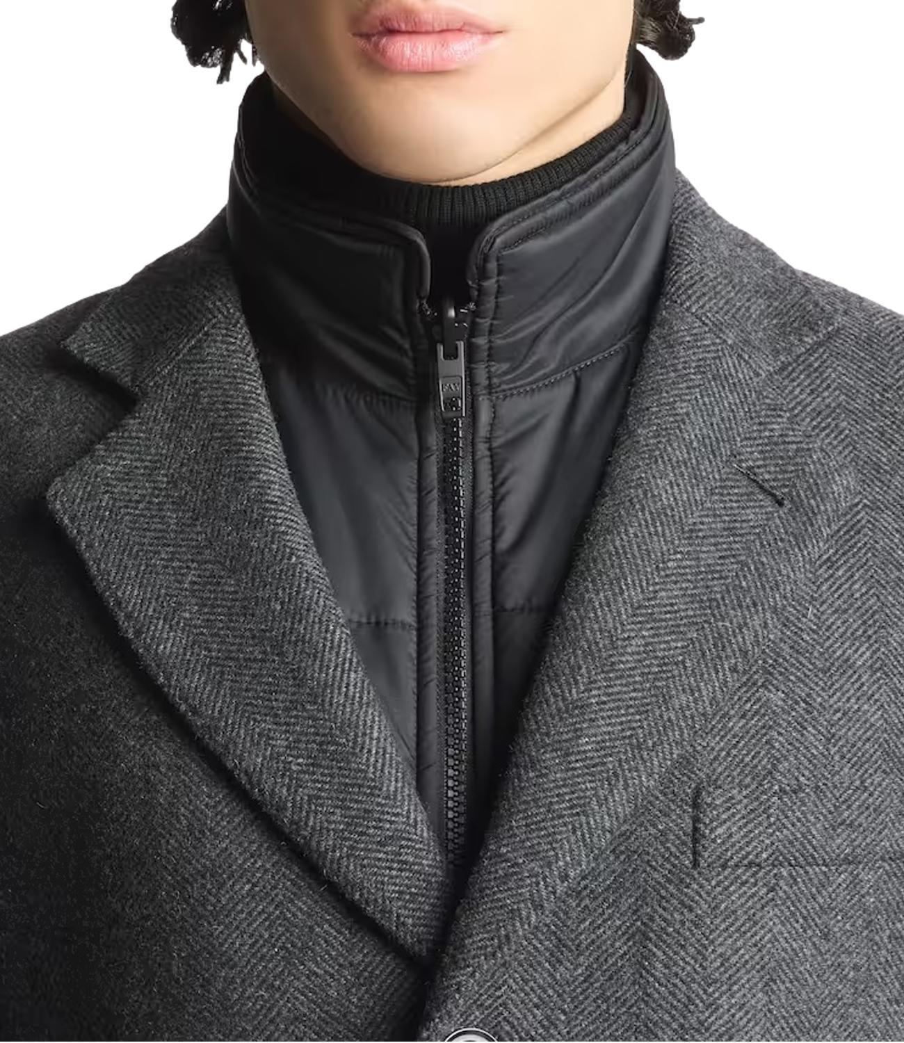 Fay cappotto Double Coat grigio uomo