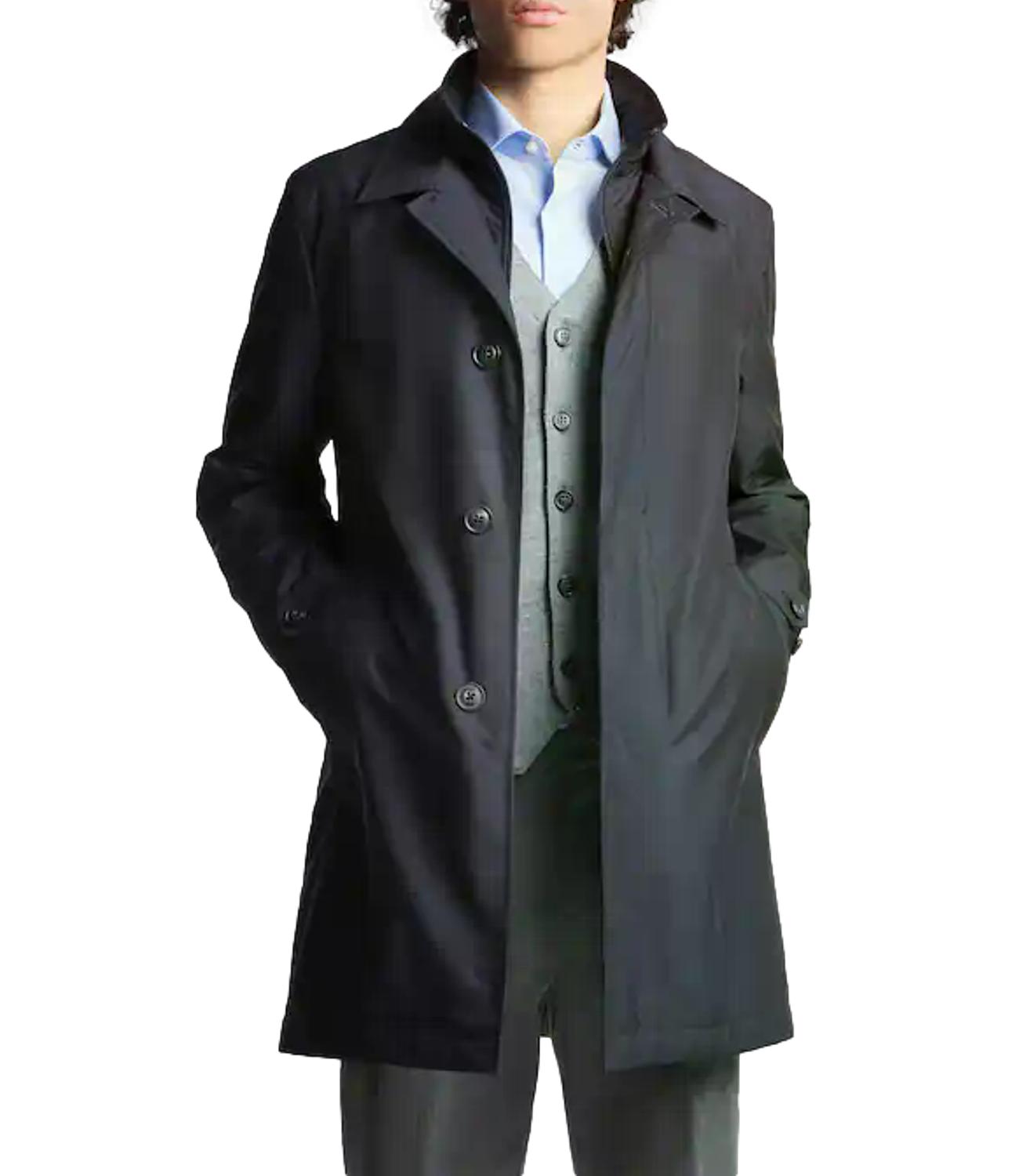 Fay Cappotto Morning coat blu uomo