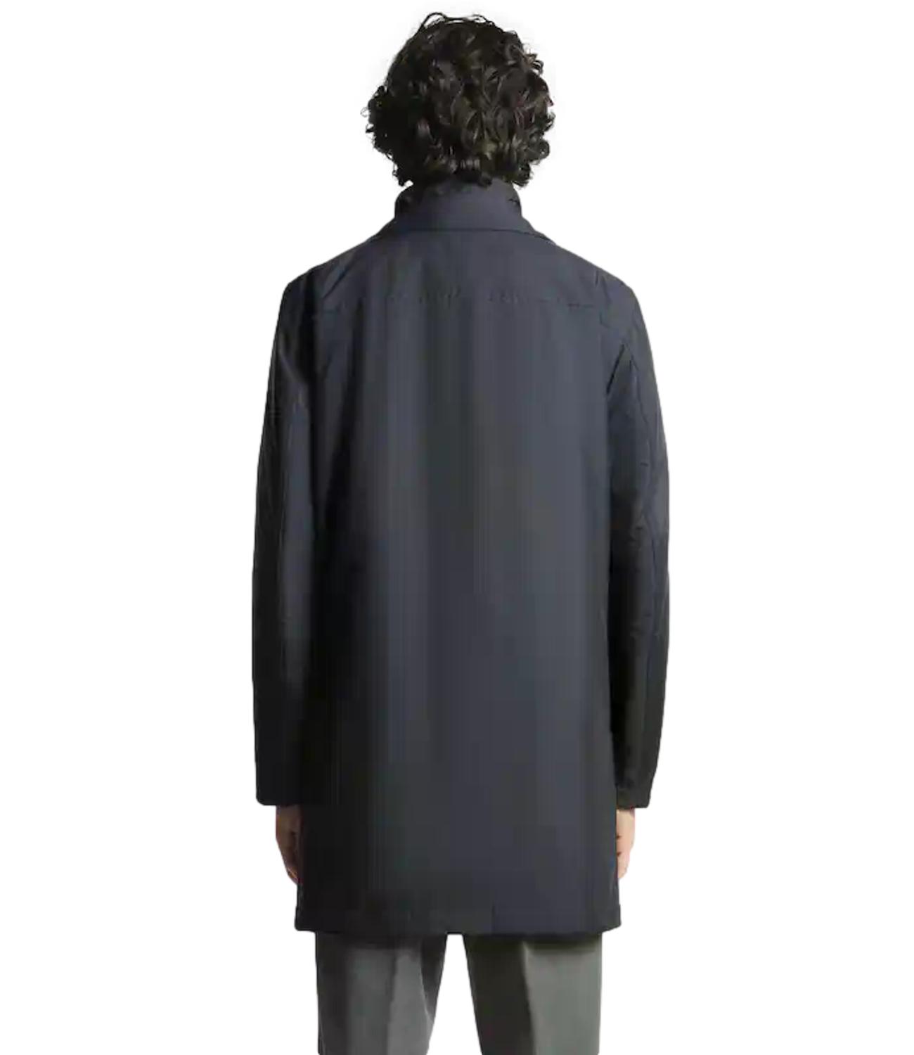 Fay Cappotto Morning coat blu uomo