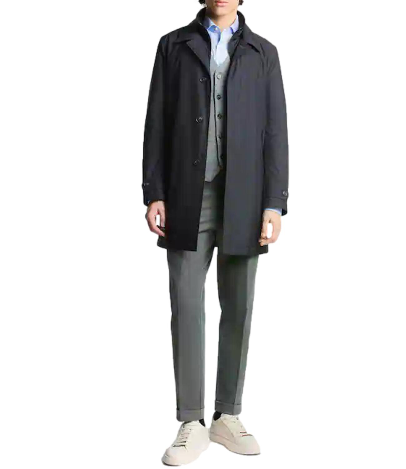 Fay Cappotto Morning coat blu uomo