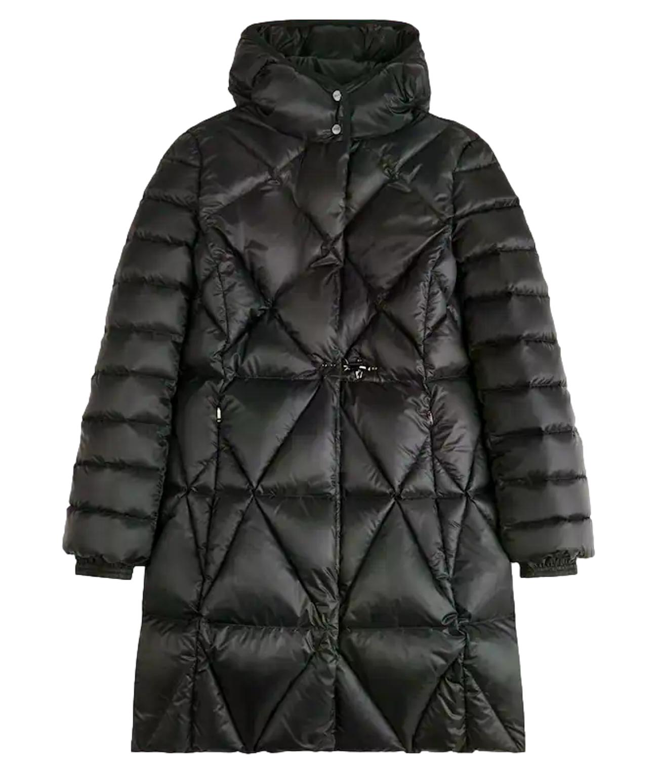 Fay piumino nylon trapuntato nero donna
