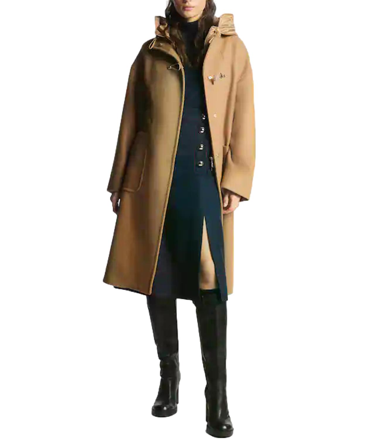 Fay cappotto in panno e cashmere cammello donna