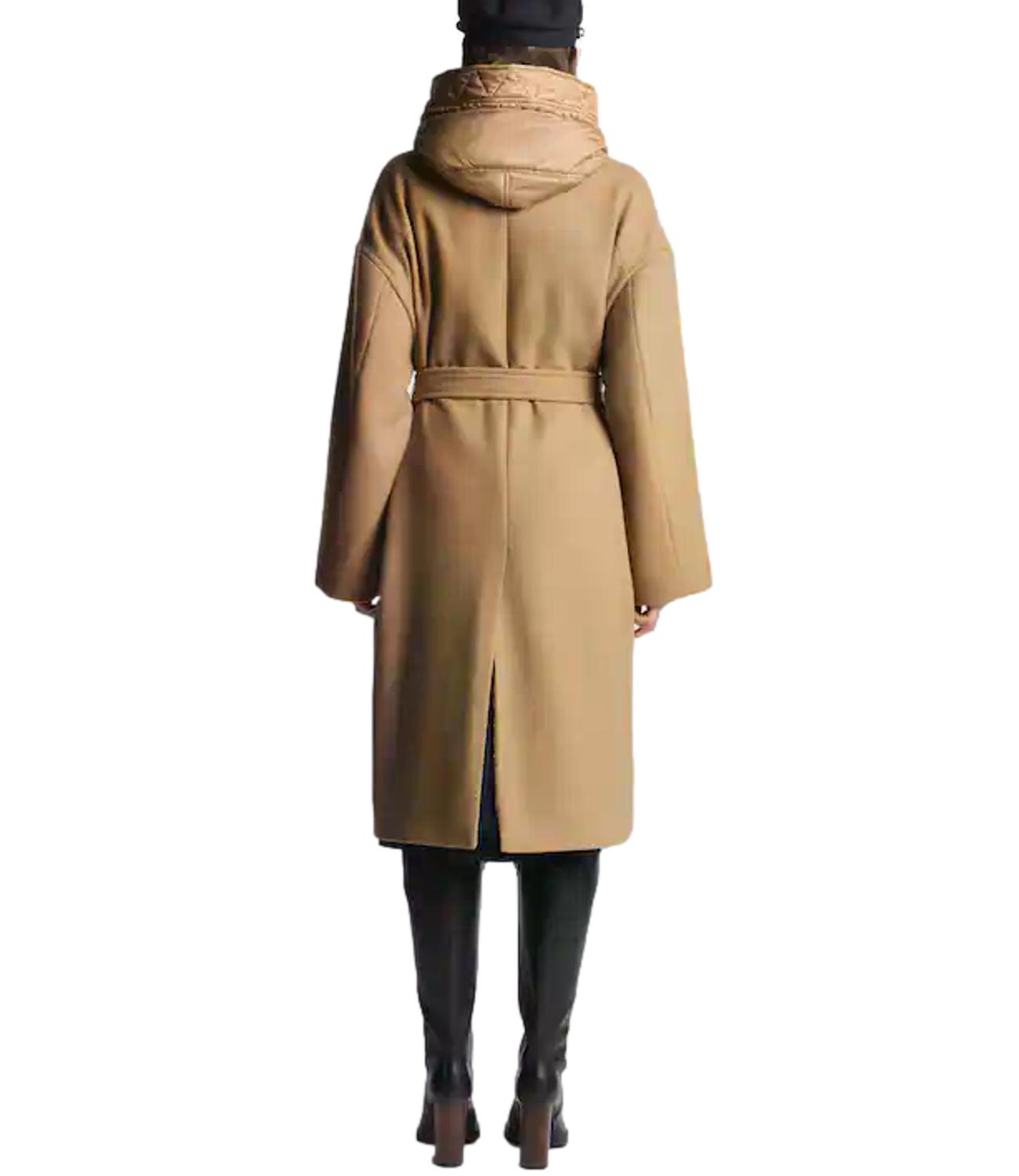 Fay cappotto in panno e cashmere cammello donna