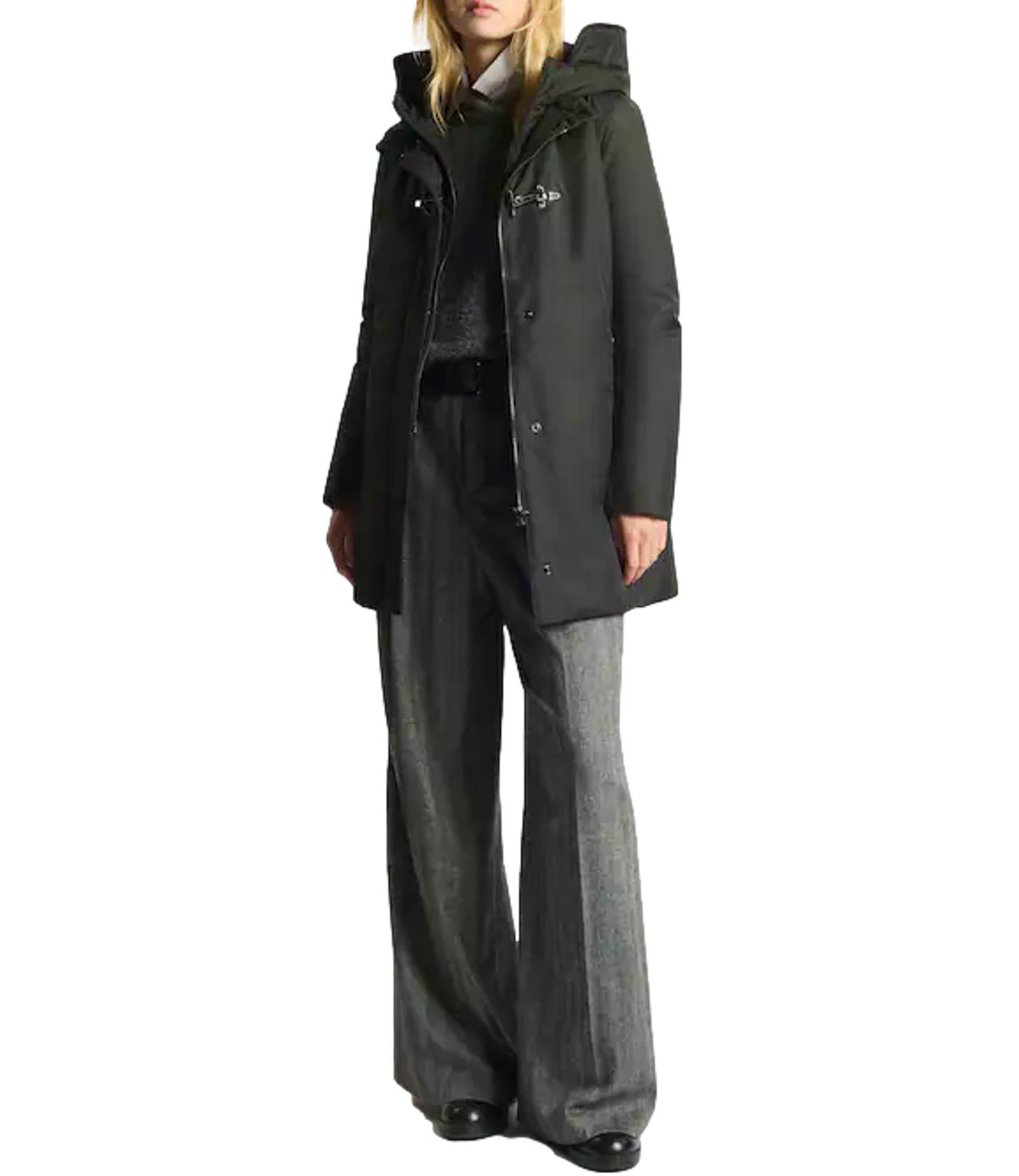 Fay Toggle Coat Tecnico nero donna