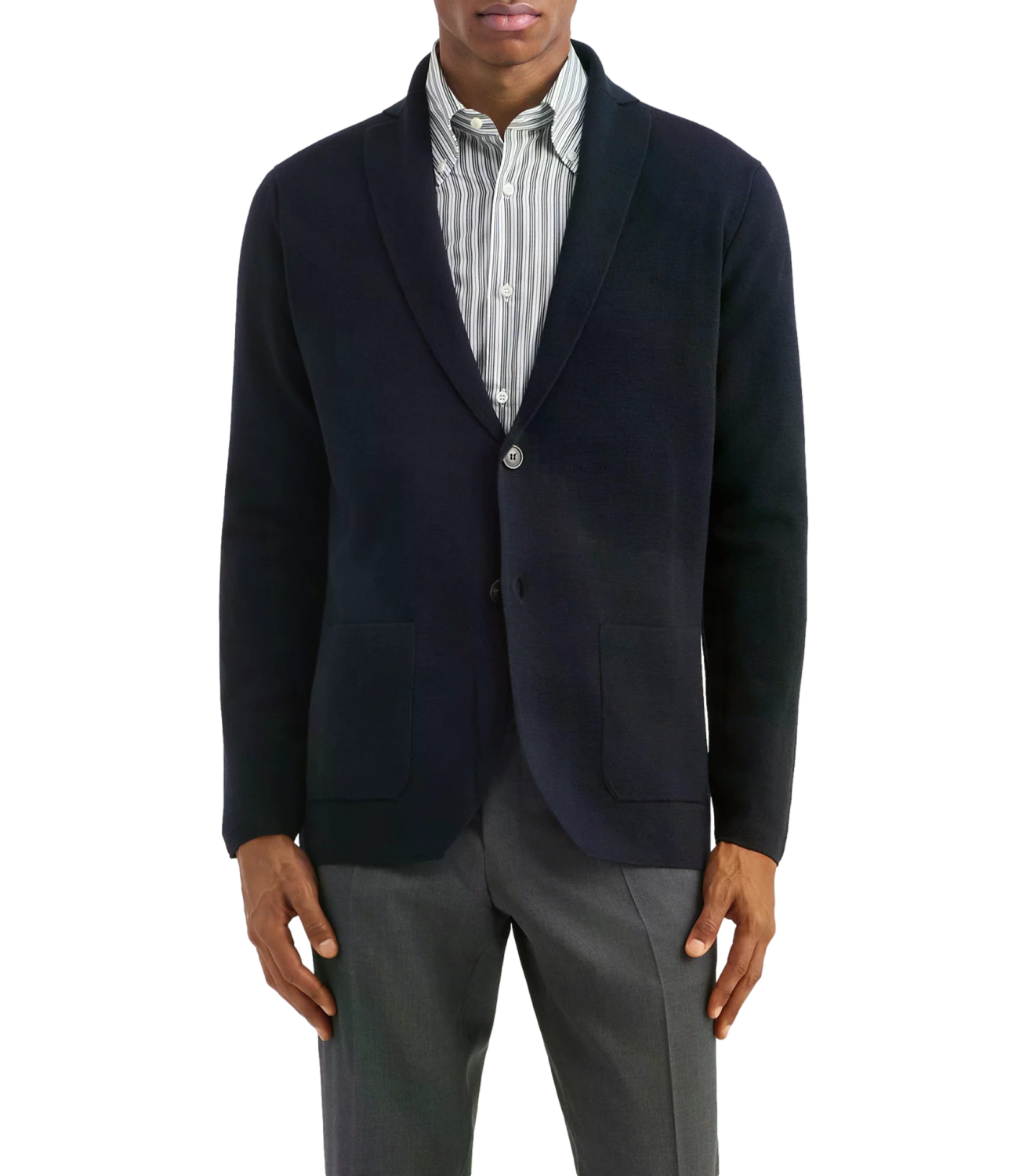 Filippo De Laurentiis Giacca revers monopetto blu uomo
