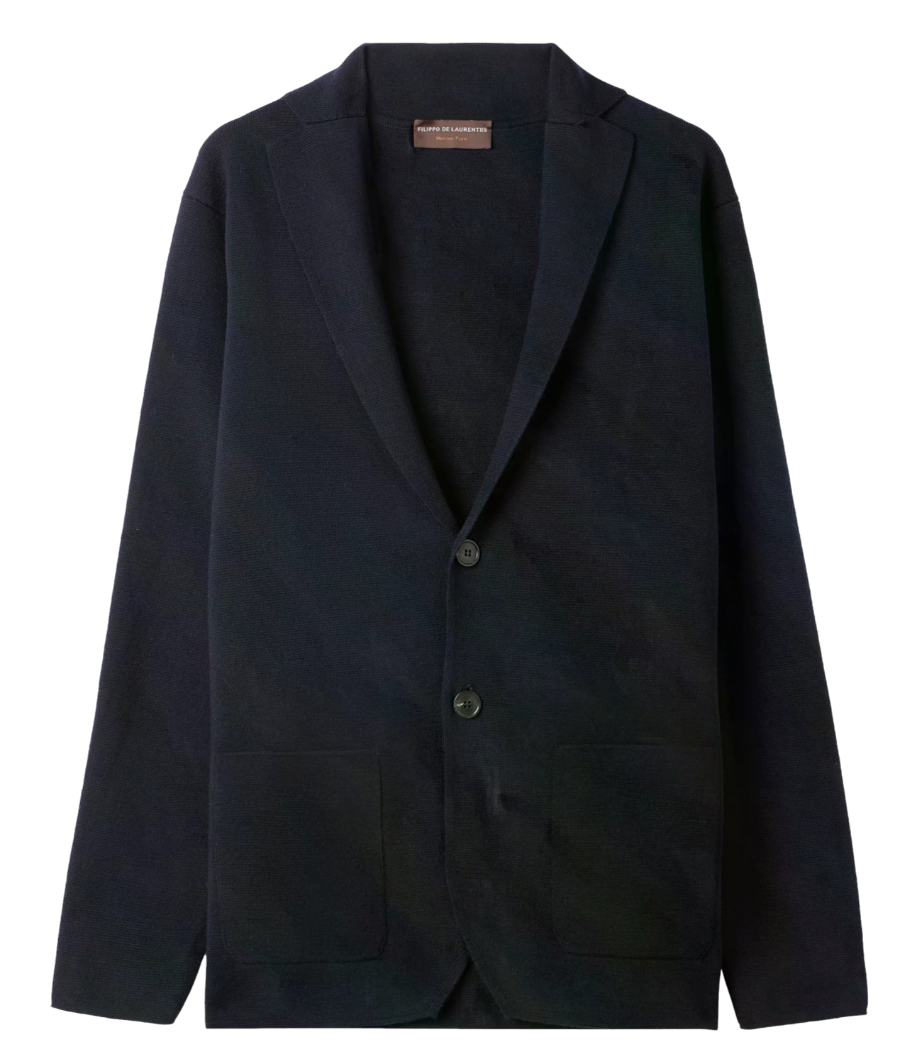 Filippo De Laurentiis Giacca revers monopetto blu uomo