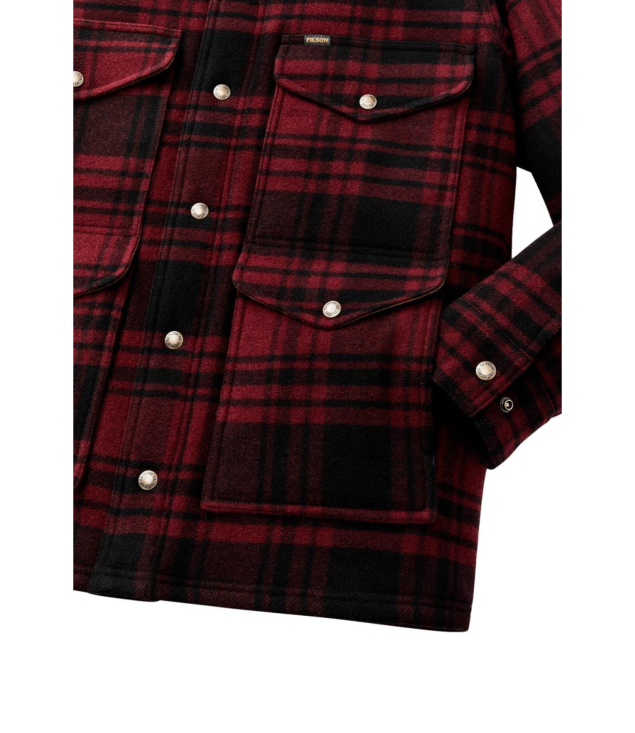 Giacca Filson Spokane Insulated Cruiser port black plaid