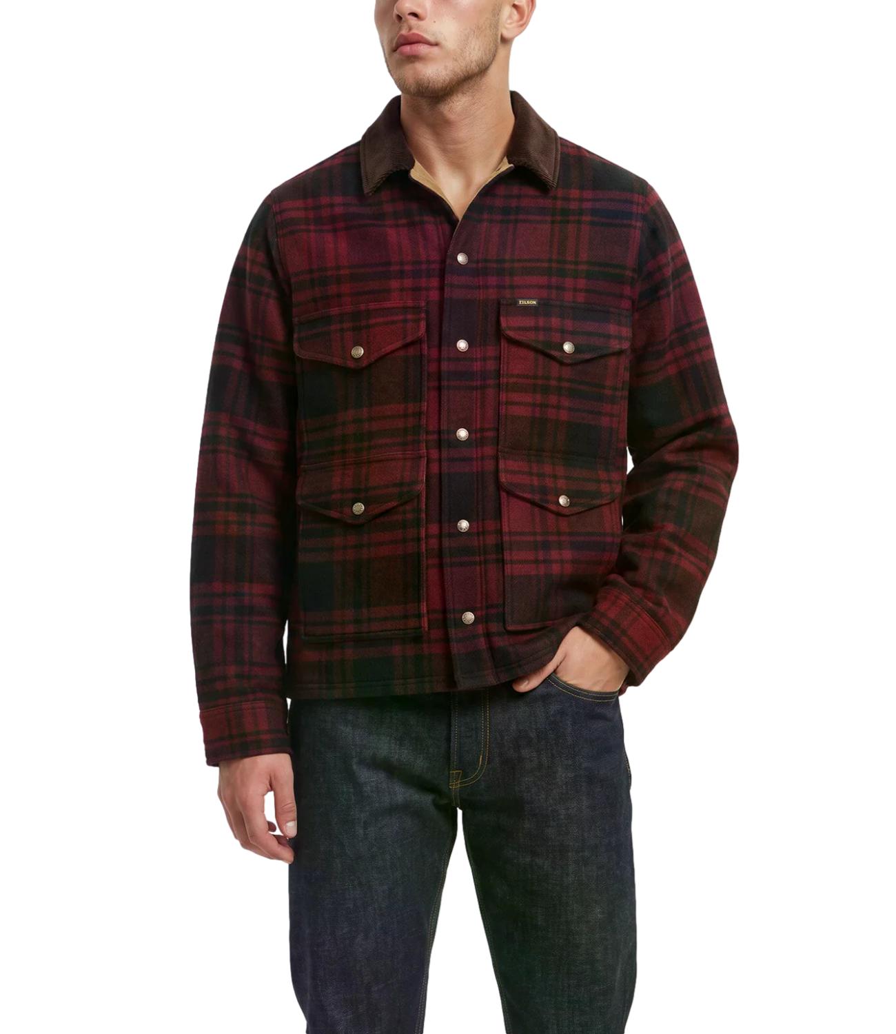 Giacca Filson Spokane Insulated Cruiser port black plaid