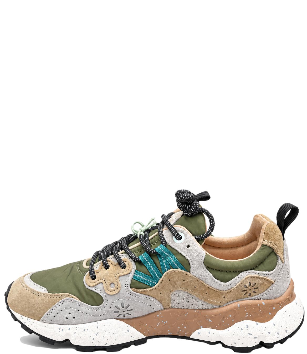 YAMANO 3 MAN SUEDE/NYLON BROWN-MILITARY-COGNAC