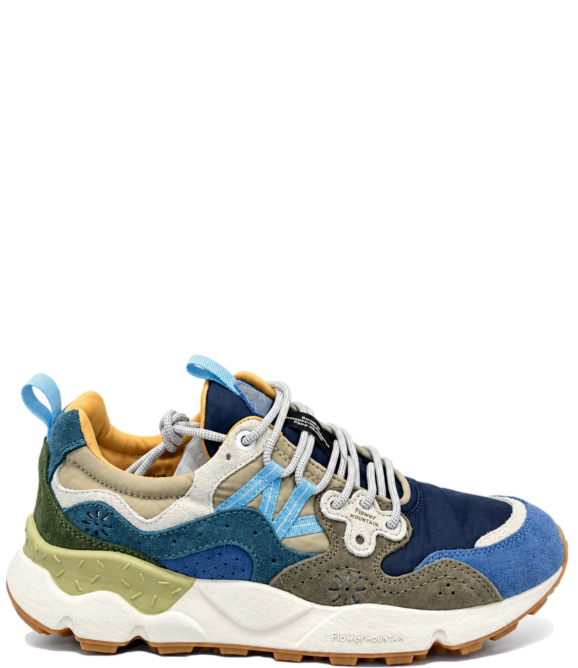 YAMANO 3 MAN COW VELOUR NAVY-BLUE-KAKI