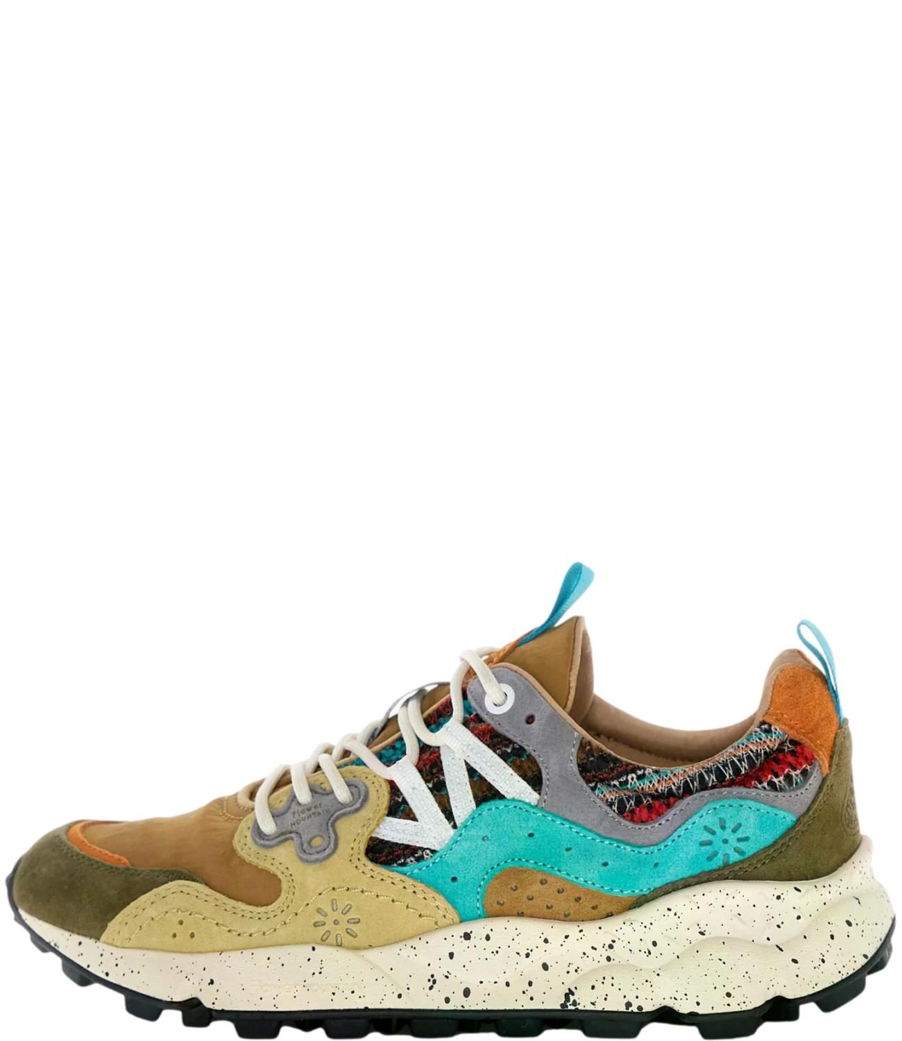Flower Mountain Sneakers YAMANO 3 Brown/Cognac/Ocher Donna